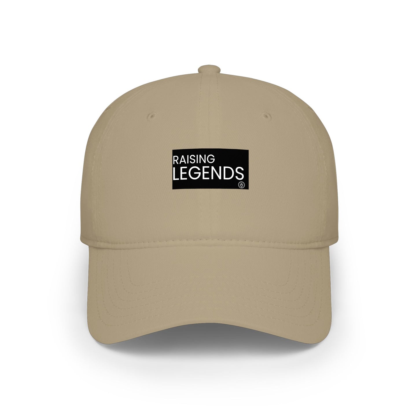 Raising Legends Low Profile Baseball Cap — Embroidered 'Raising Legends' Dad Hat