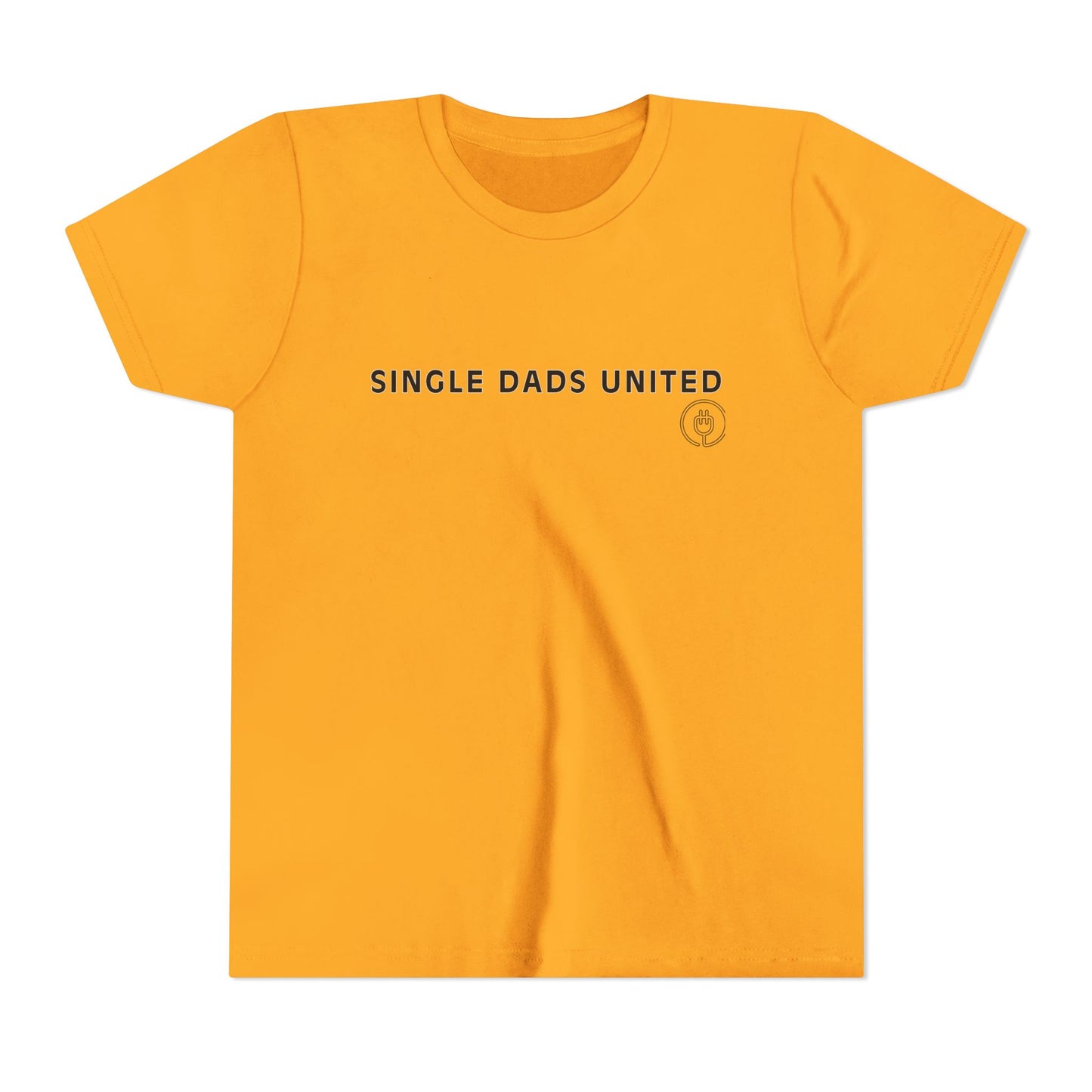 Youth Tee — "Single Dad's United" Kids Shirt (Father’s Day, New Single Dad Gift)