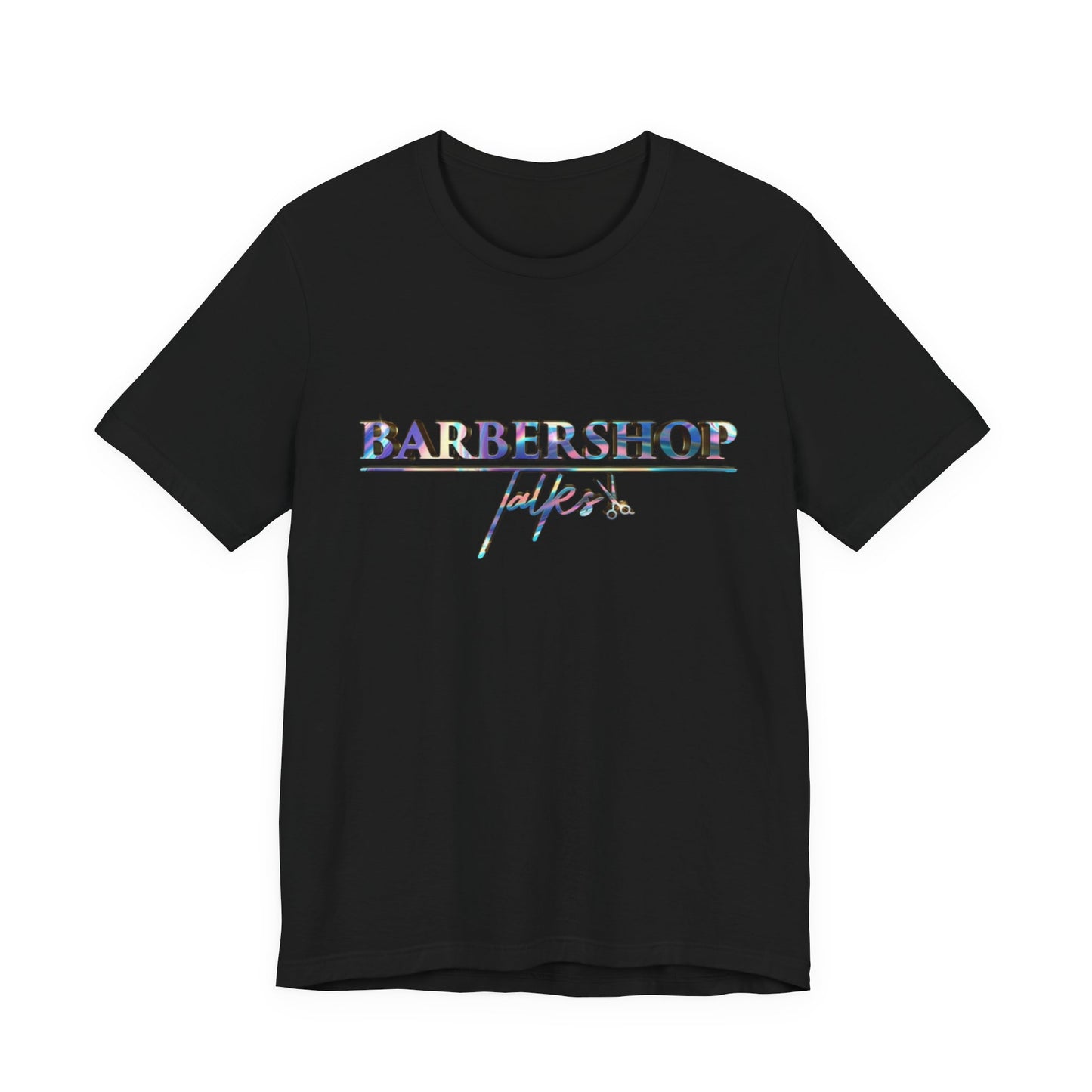 Barbershop Vibes Tee — 'Barbershop Life' Retro Script T-Shirt