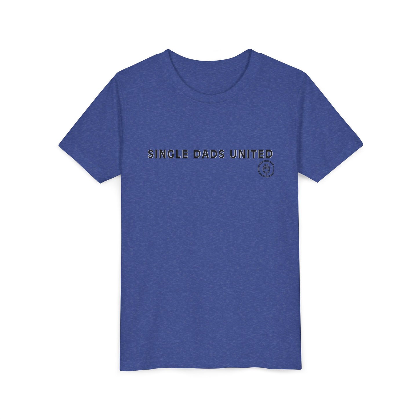 Youth Tee — "Single Dad's United" Kids Shirt (Father’s Day, New Single Dad Gift)