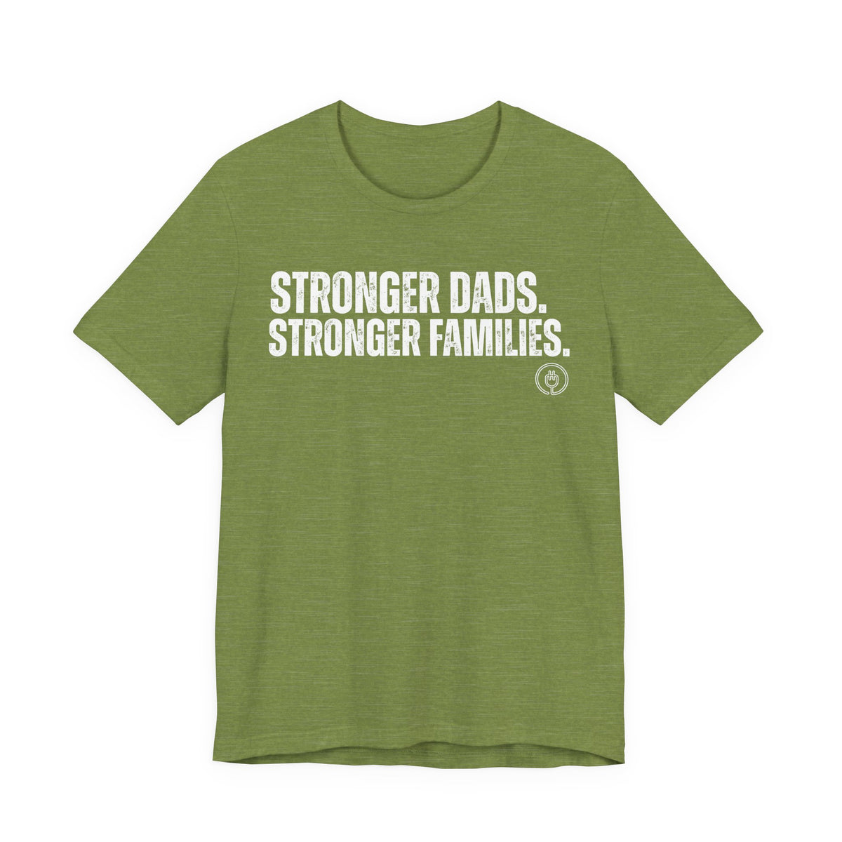 Stronger Dads. Stronger Families. Adult T-shirt