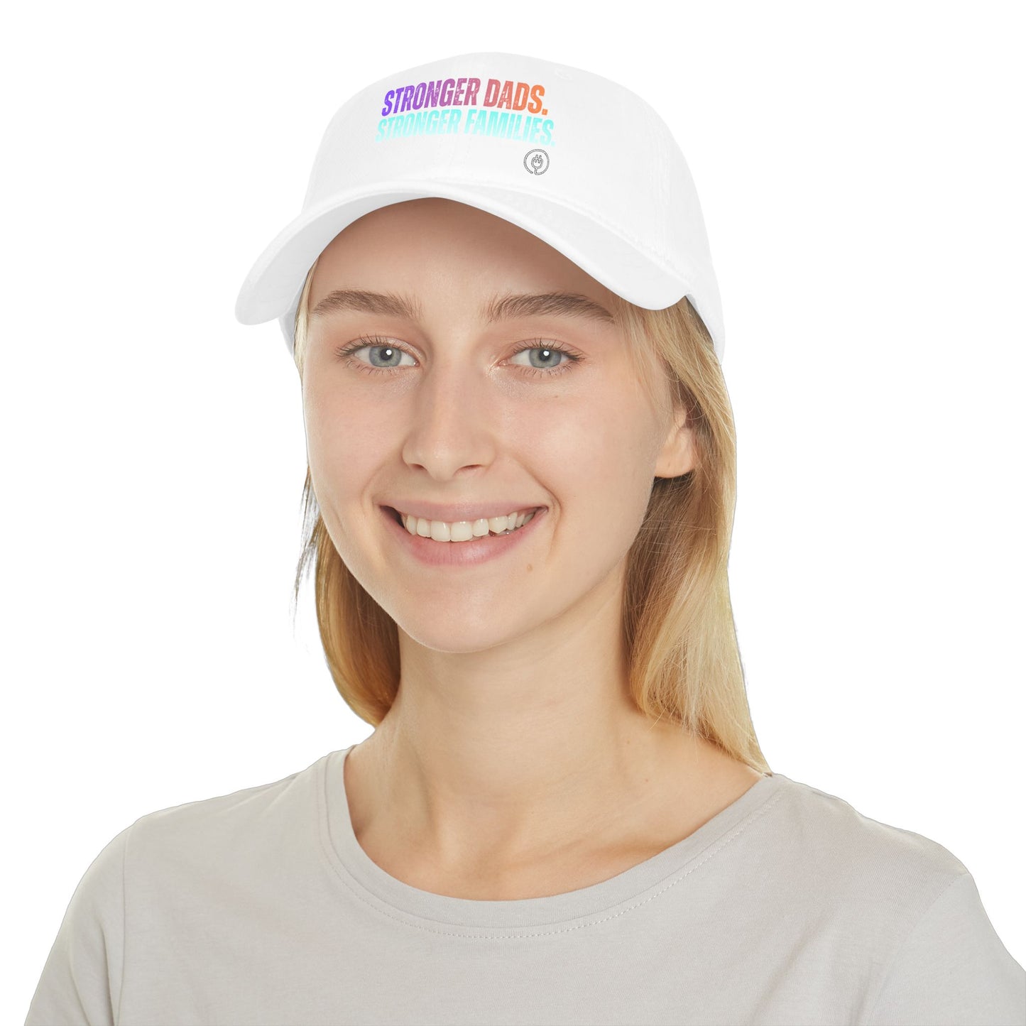 "Stronger Dads, Stronger Families" Low Profile Baseball Cap
