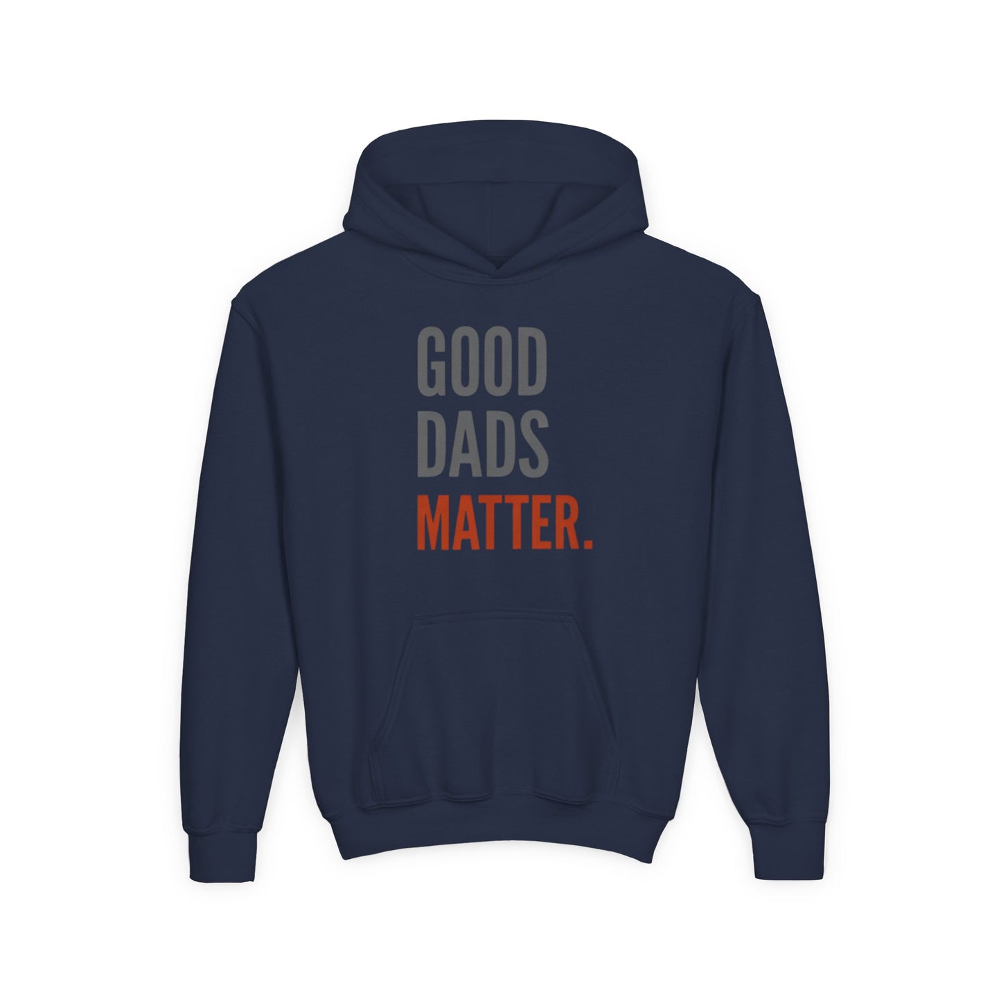 Good Dads Matter Black & Red Youth Hoodie