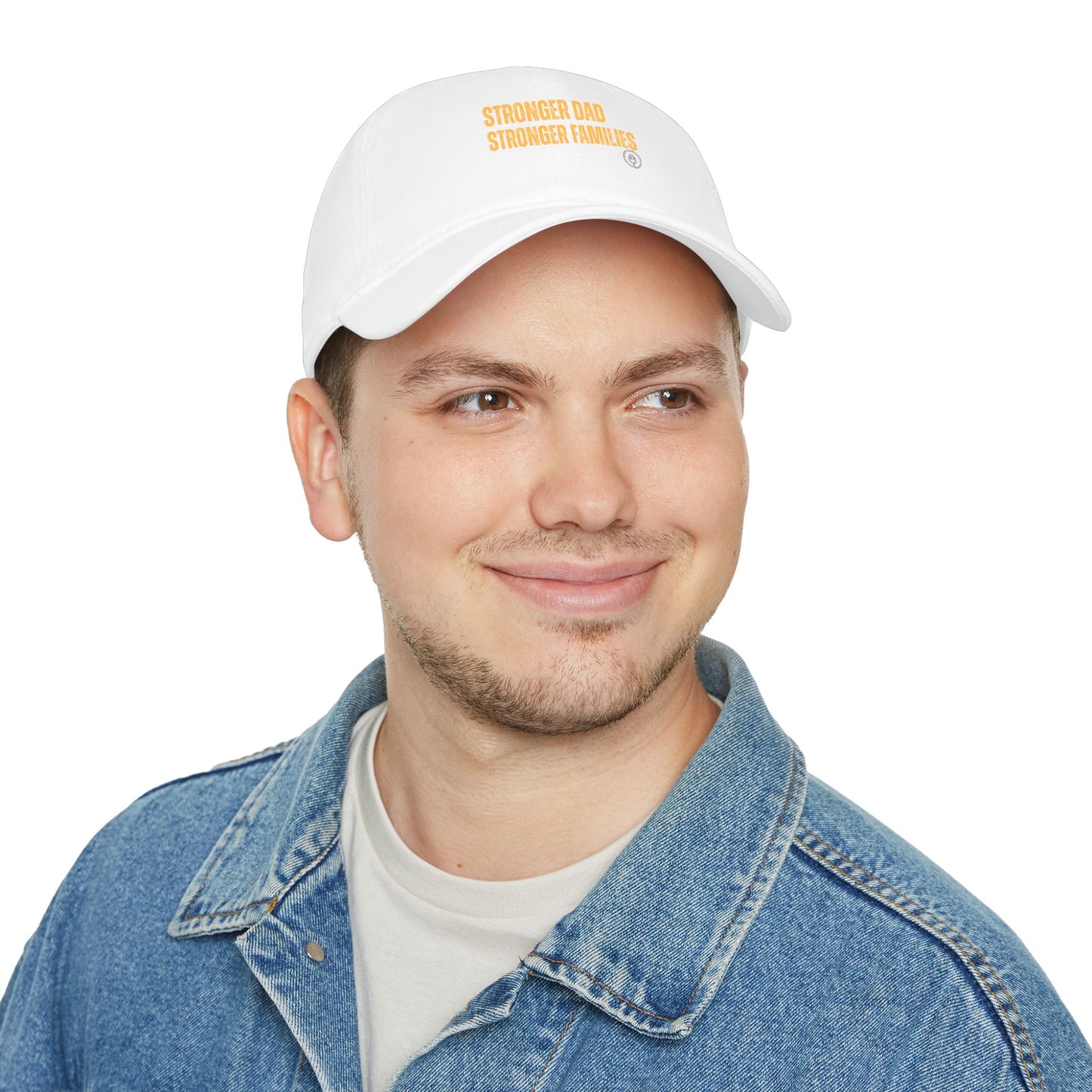 Low Profile Baseball Cap — "Stronger Dads, Stronger Families." Embroidered Dad Pride Hat
