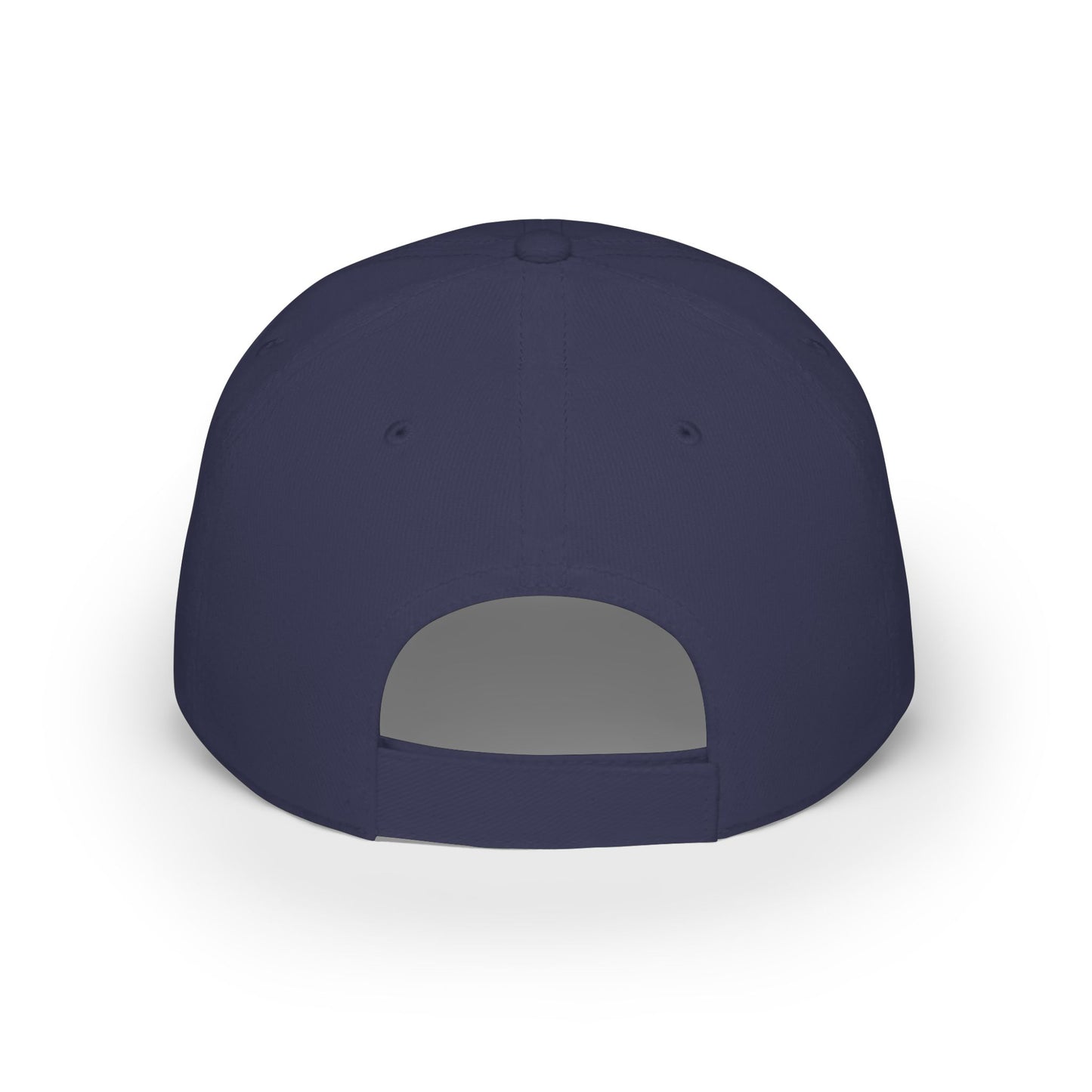 Dad Strength Baseball Cap — "Stronger Dads, Stronger Families." Red Low-Profile Hat