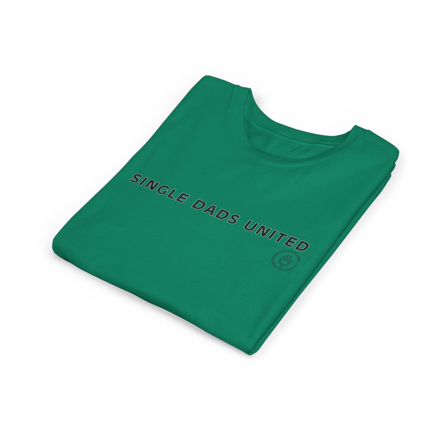 Youth Tee — "Single Dad's United" Kids Shirt (Father’s Day, New Single Dad Gift)