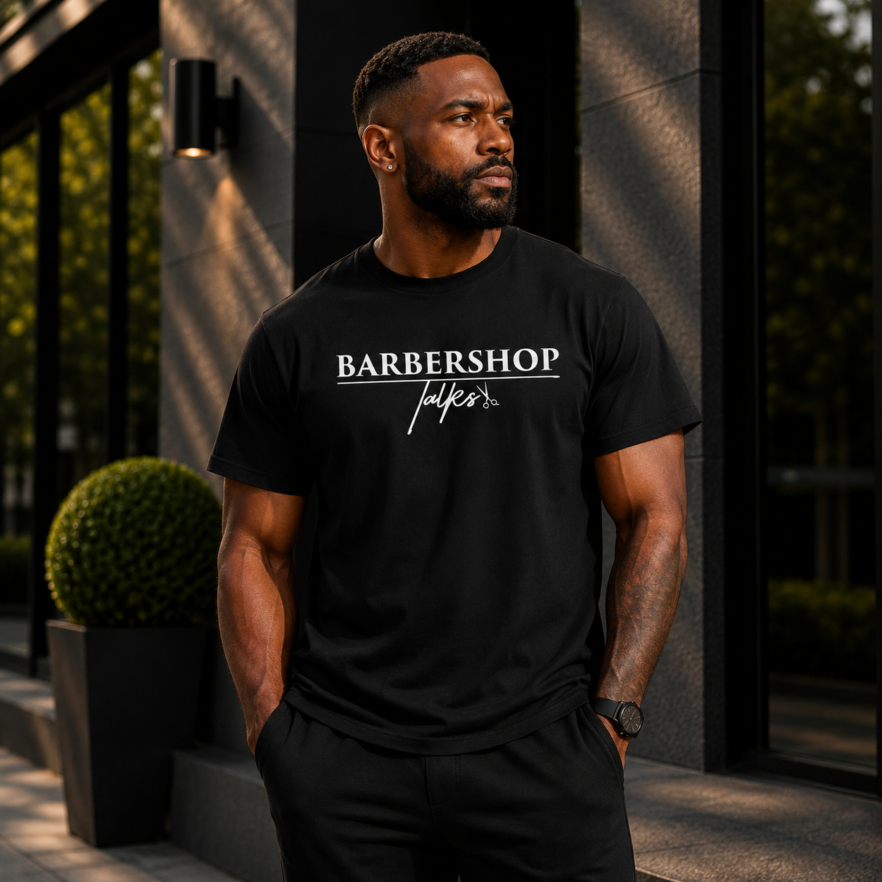 Barbershop Vibes Graphic Tee