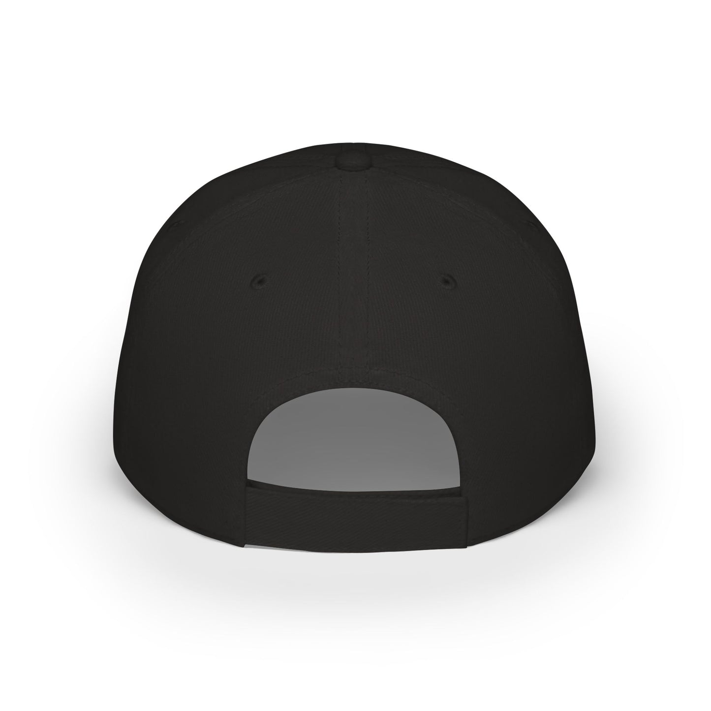 Dad Strength Baseball Cap — "Stronger Dads, Stronger Families." Red Low-Profile Hat
