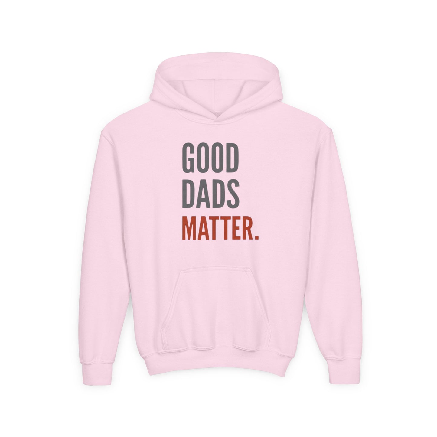 Good Dads Matter Black & Red Youth Hoodie