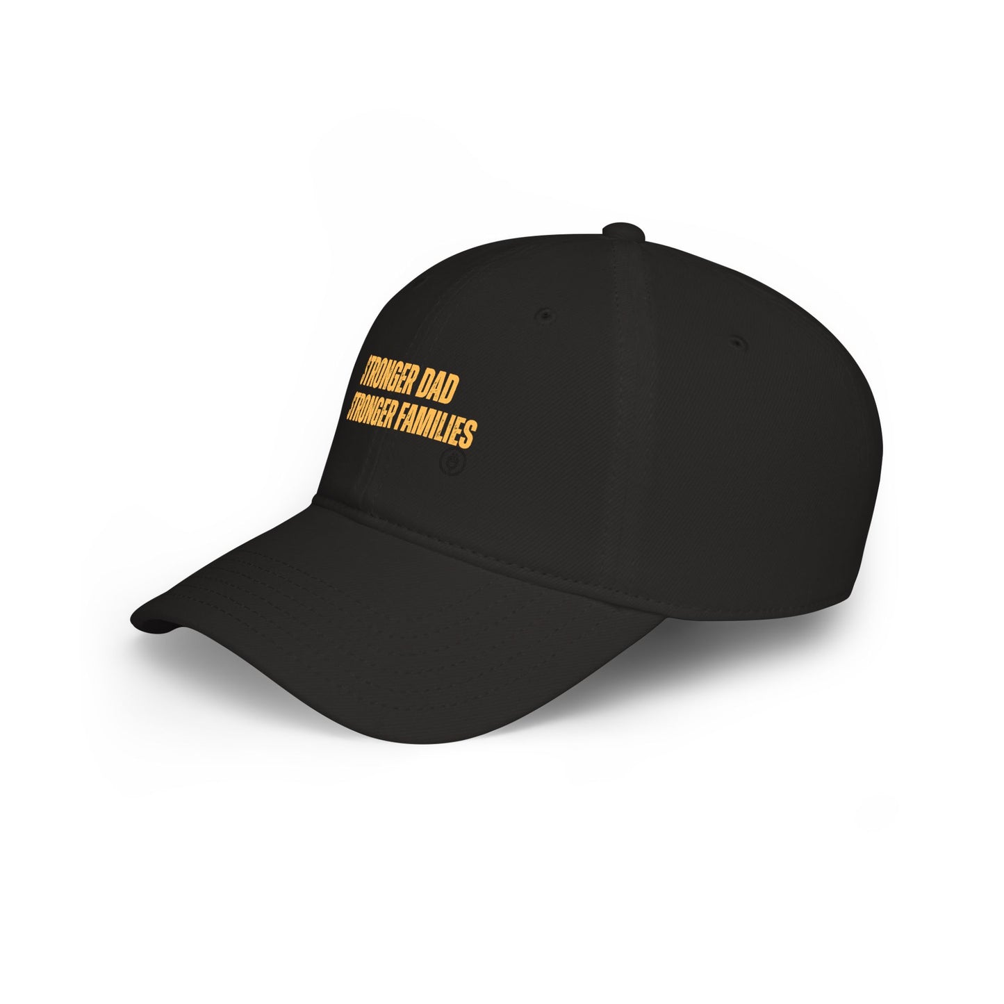 Low Profile Baseball Cap — "Stronger Dads, Stronger Families." Embroidered Dad Pride Hat