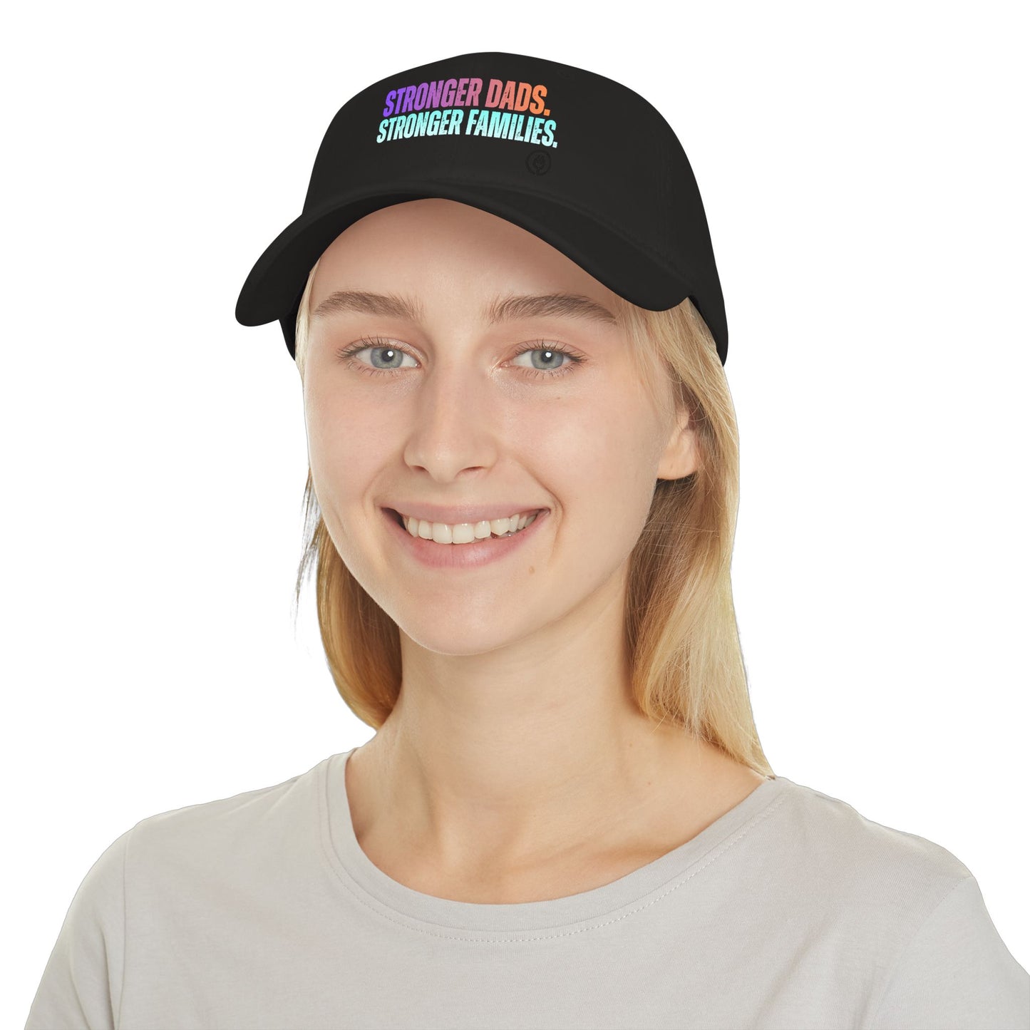 "Stronger Dads, Stronger Families" Low Profile Baseball Cap