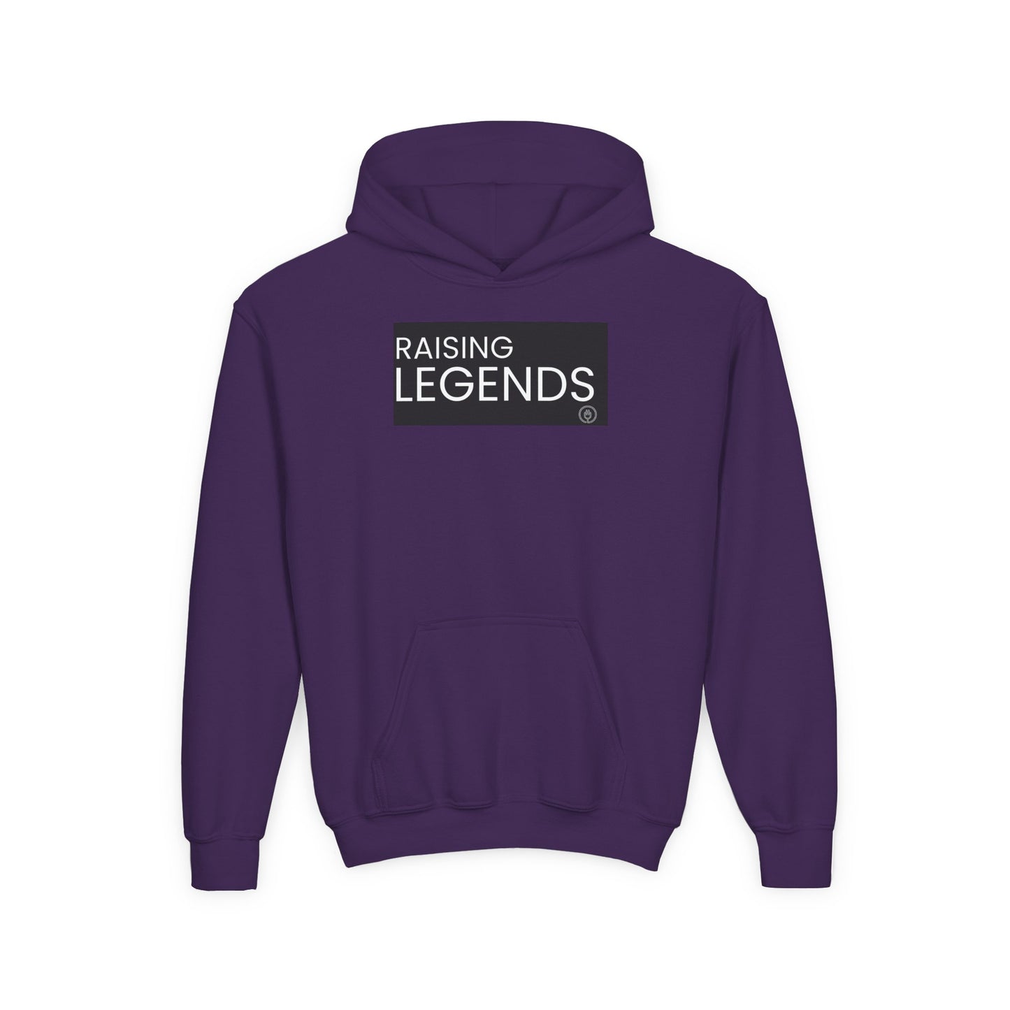 Youth Hoodie — "Raising Legends" Graphic Pullover for Kids