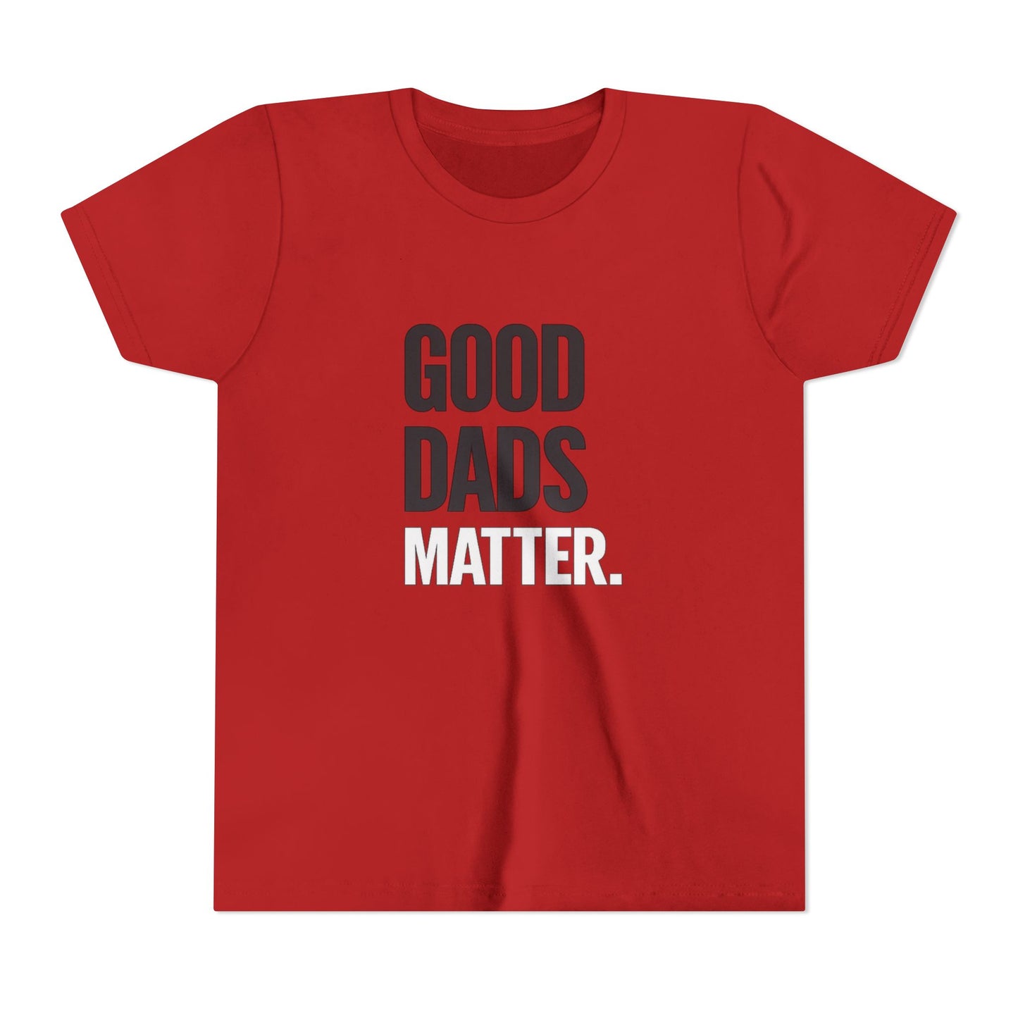 Good Dads Matter Black & White Youth Tee
