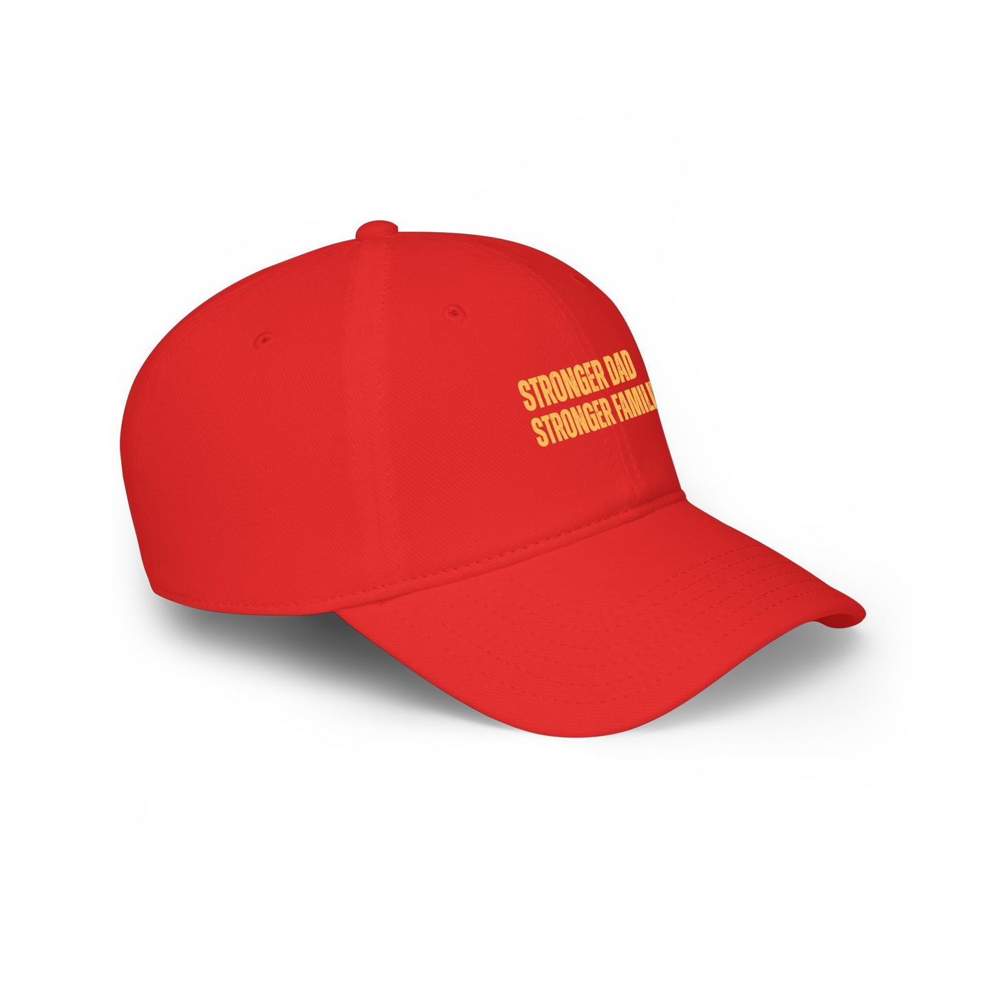 Low Profile Baseball Cap — "Stronger Dads, Stronger Families." Embroidered Dad Pride Hat