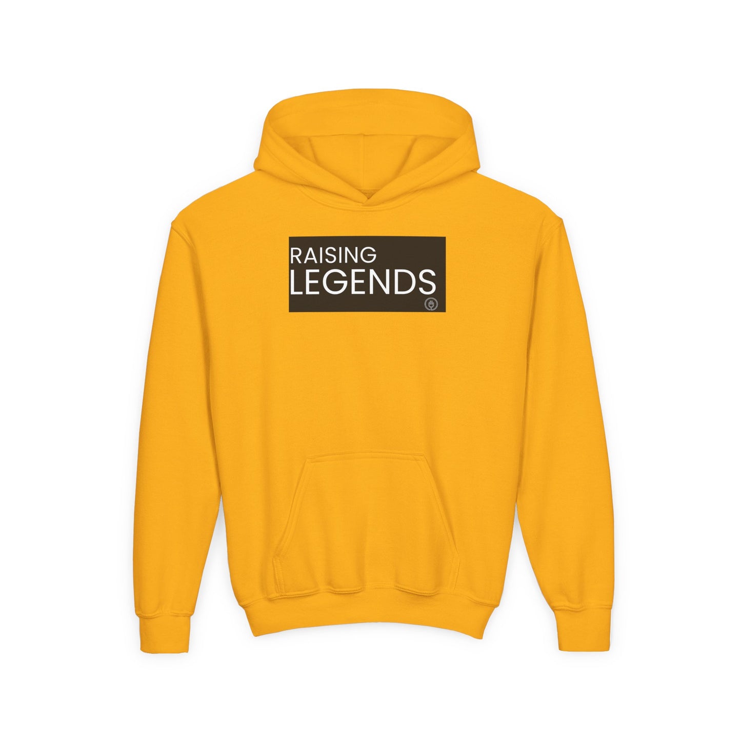 Youth Hoodie — "Raising Legends" Graphic Pullover for Kids