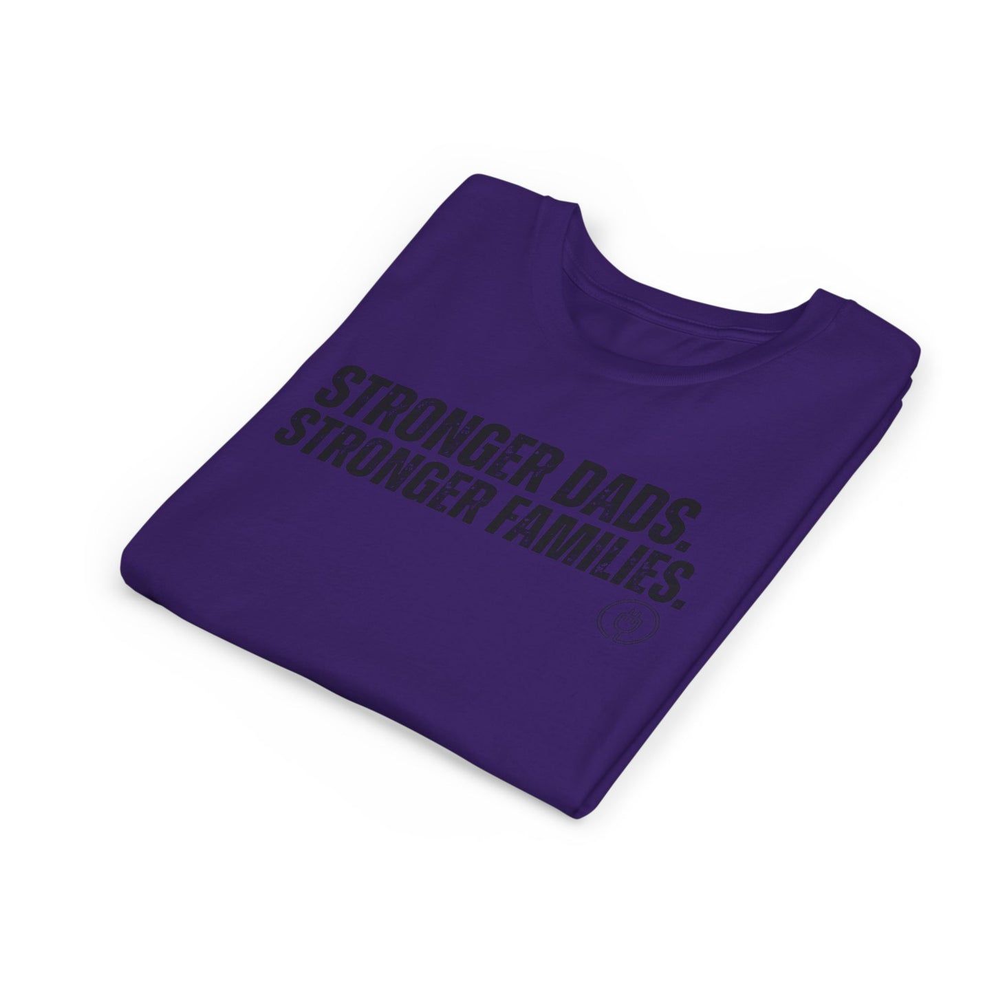 Youth Tee "Stronger Dads. Stronger Families." – Father's Day Kids Shirt