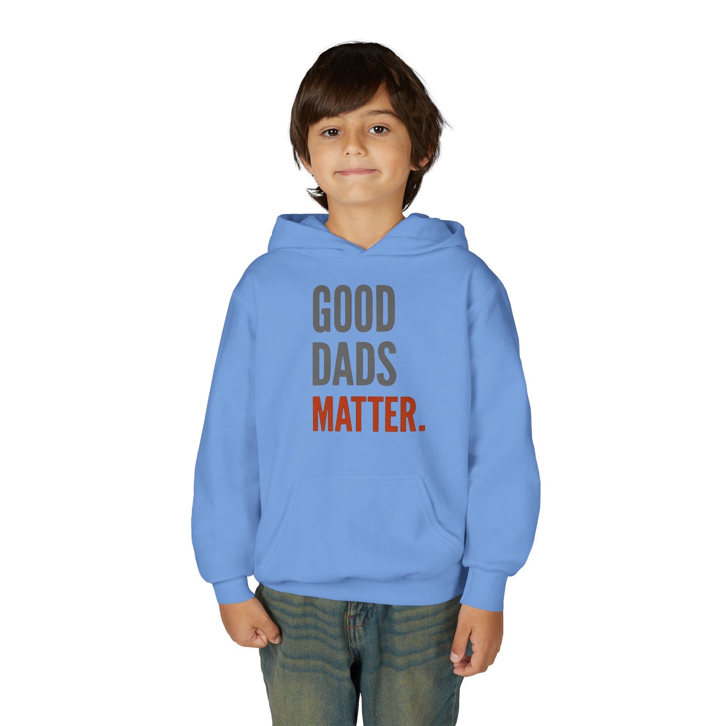 Good Dads Matter Black & Red Youth Hoodie