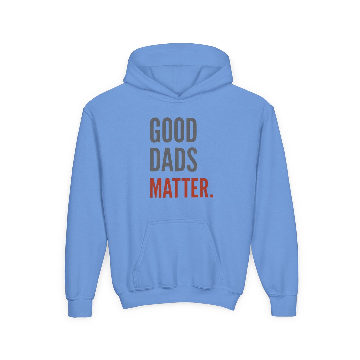 Good Dads Matter Black & Red Youth Hoodie