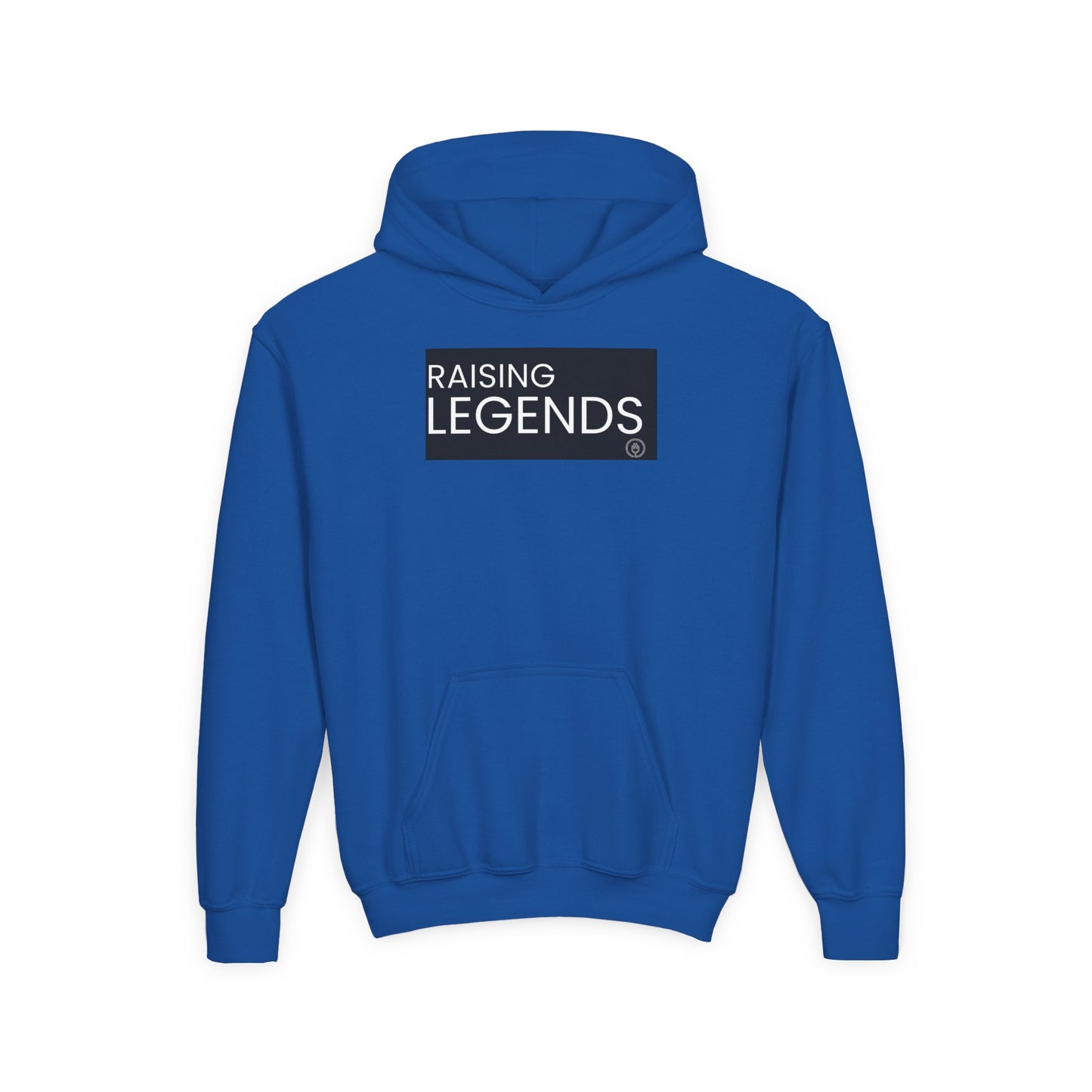 Youth Hoodie — "Raising Legends" Graphic Pullover for Kids