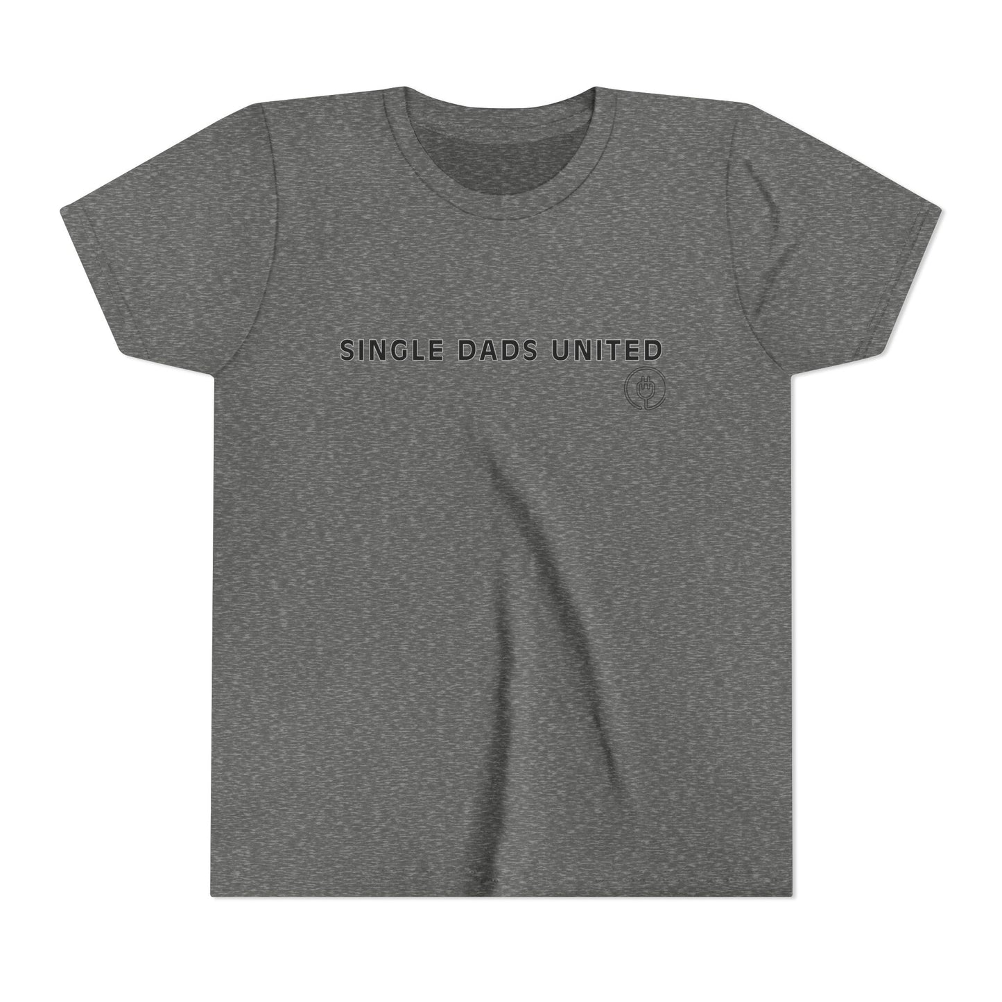Youth Tee — "Single Dad's United" Kids Shirt (Father’s Day, New Single Dad Gift)