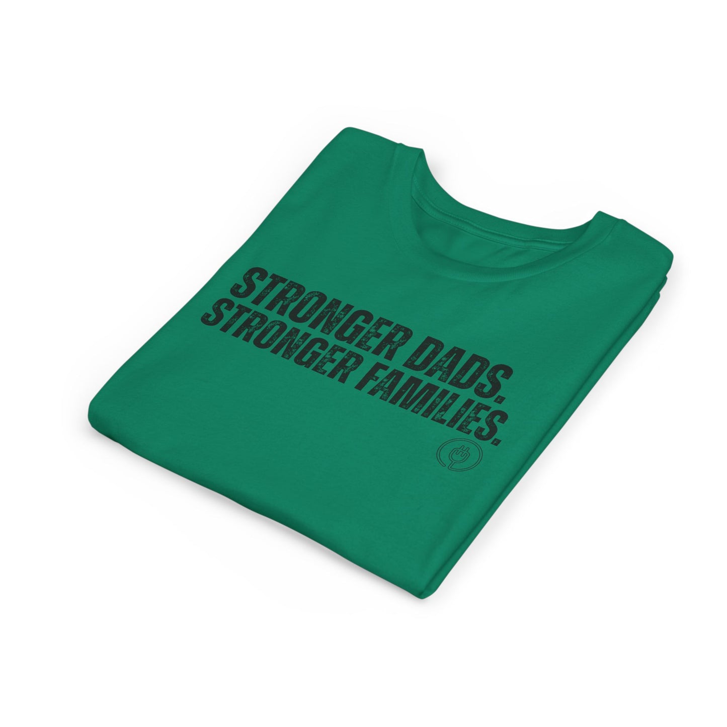 Youth Tee "Stronger Dads. Stronger Families." – Father's Day Kids Shirt