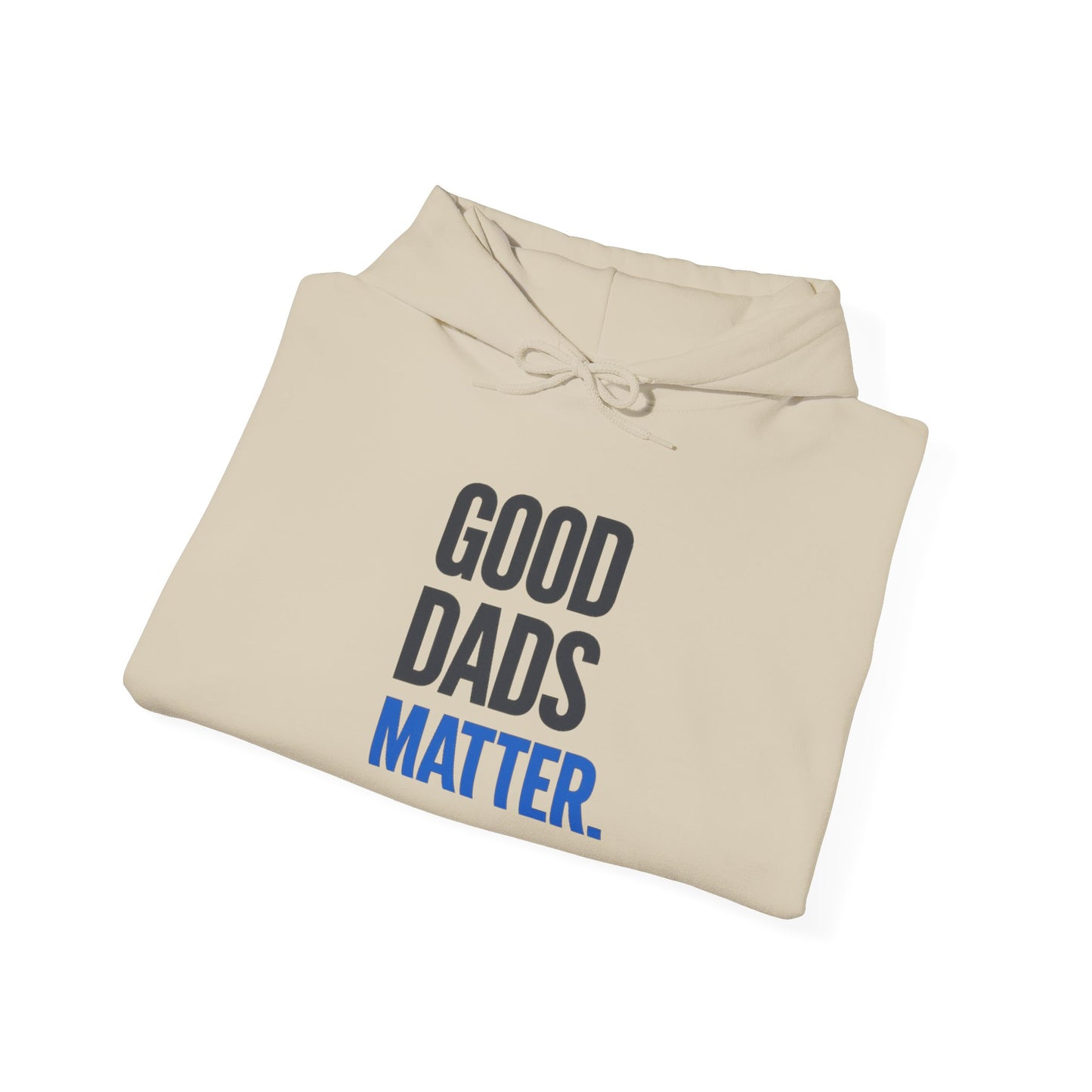 Good Dads Matter Black & Blue Adult Hoodie