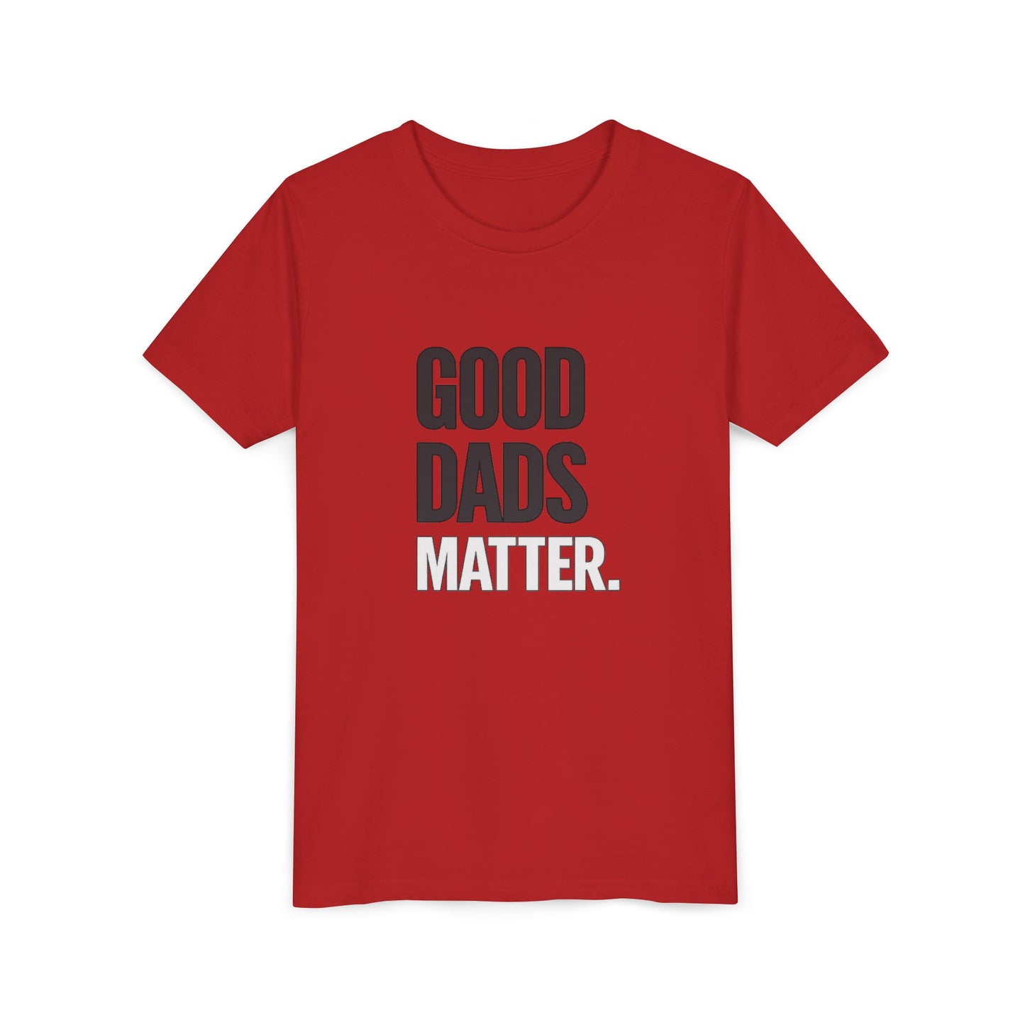 Good Dads Matter Black & White Youth Tee