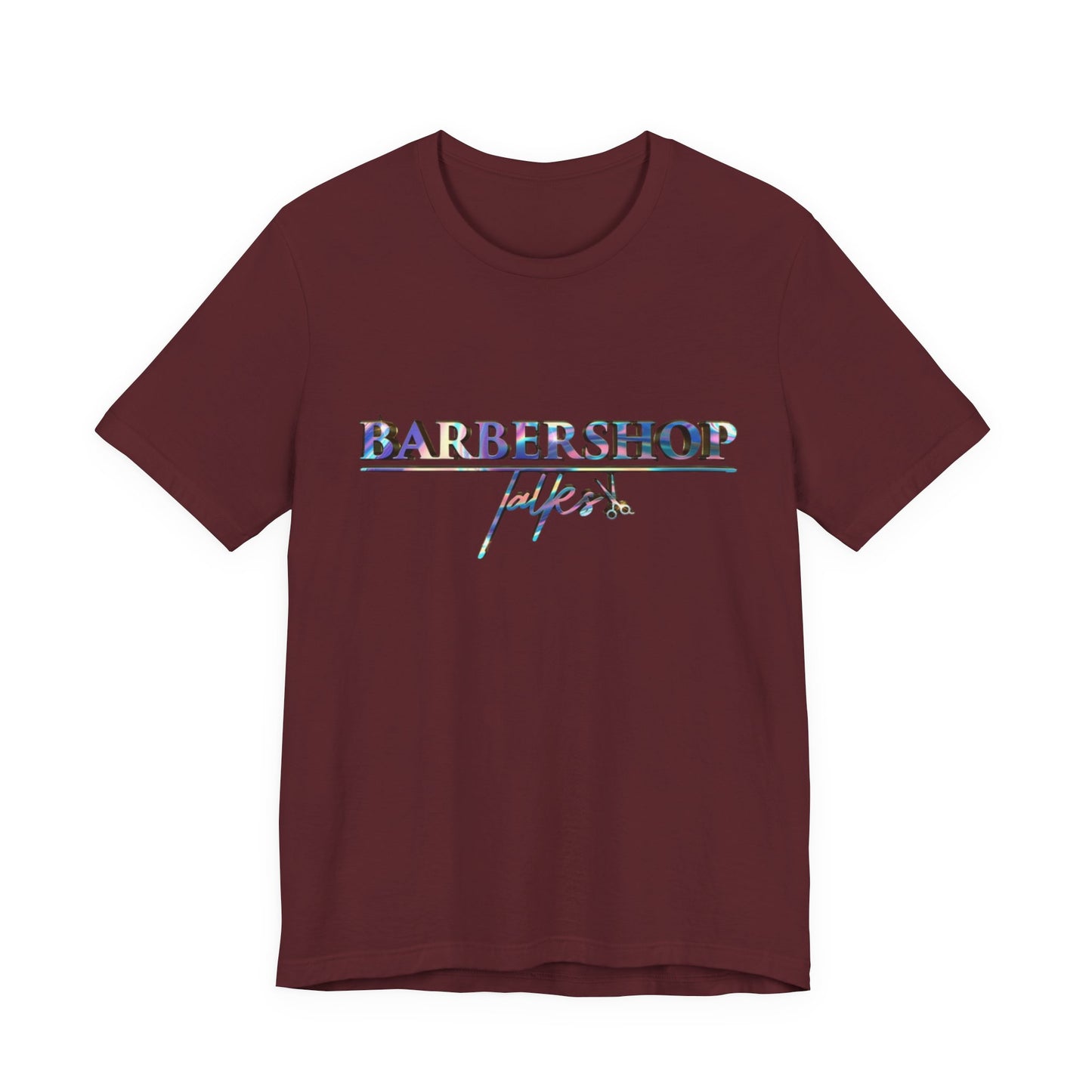 Barbershop Vibes Tee — 'Barbershop Life' Retro Script T-Shirt