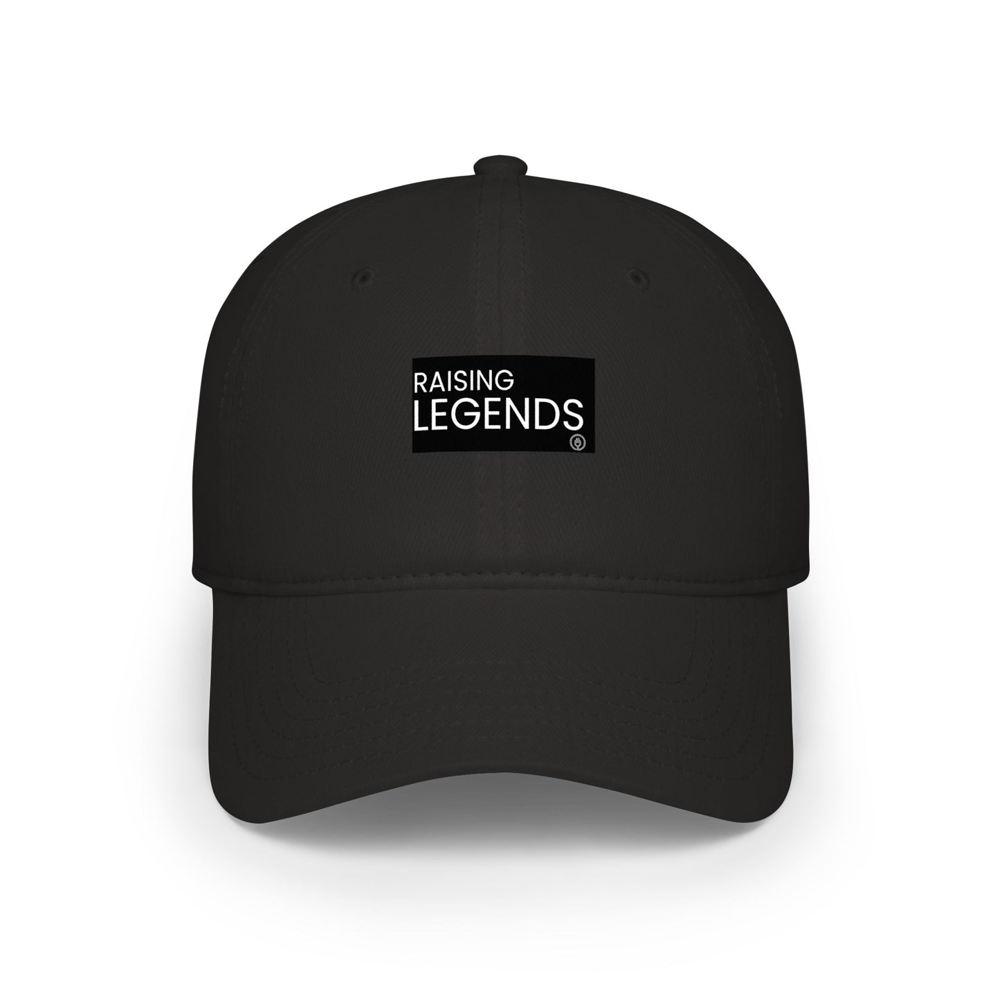 Raising Legends Low Profile Baseball Cap — Embroidered 'Raising Legends' Dad Hat