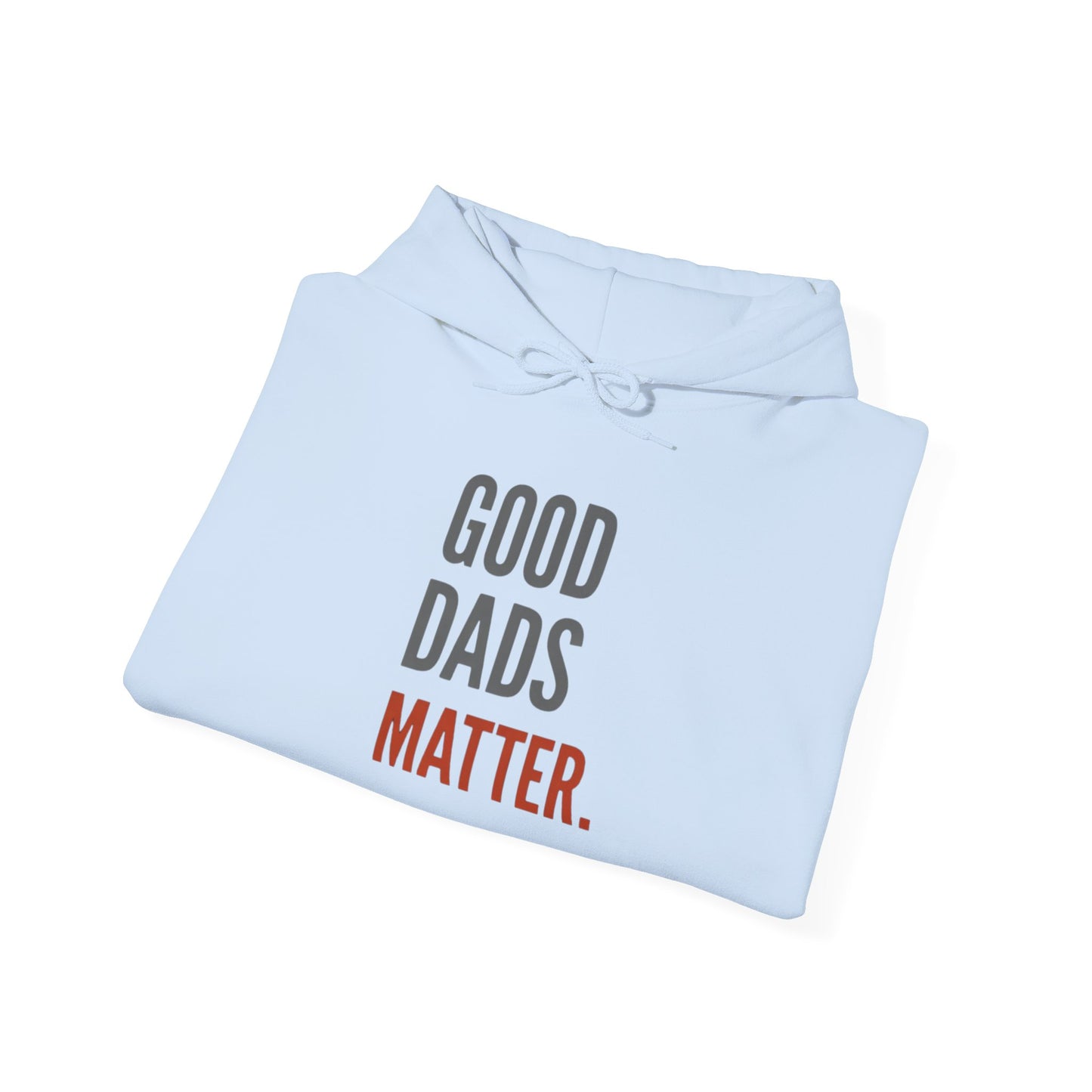 Good Dads Matter Black & Red Adult Hoodie