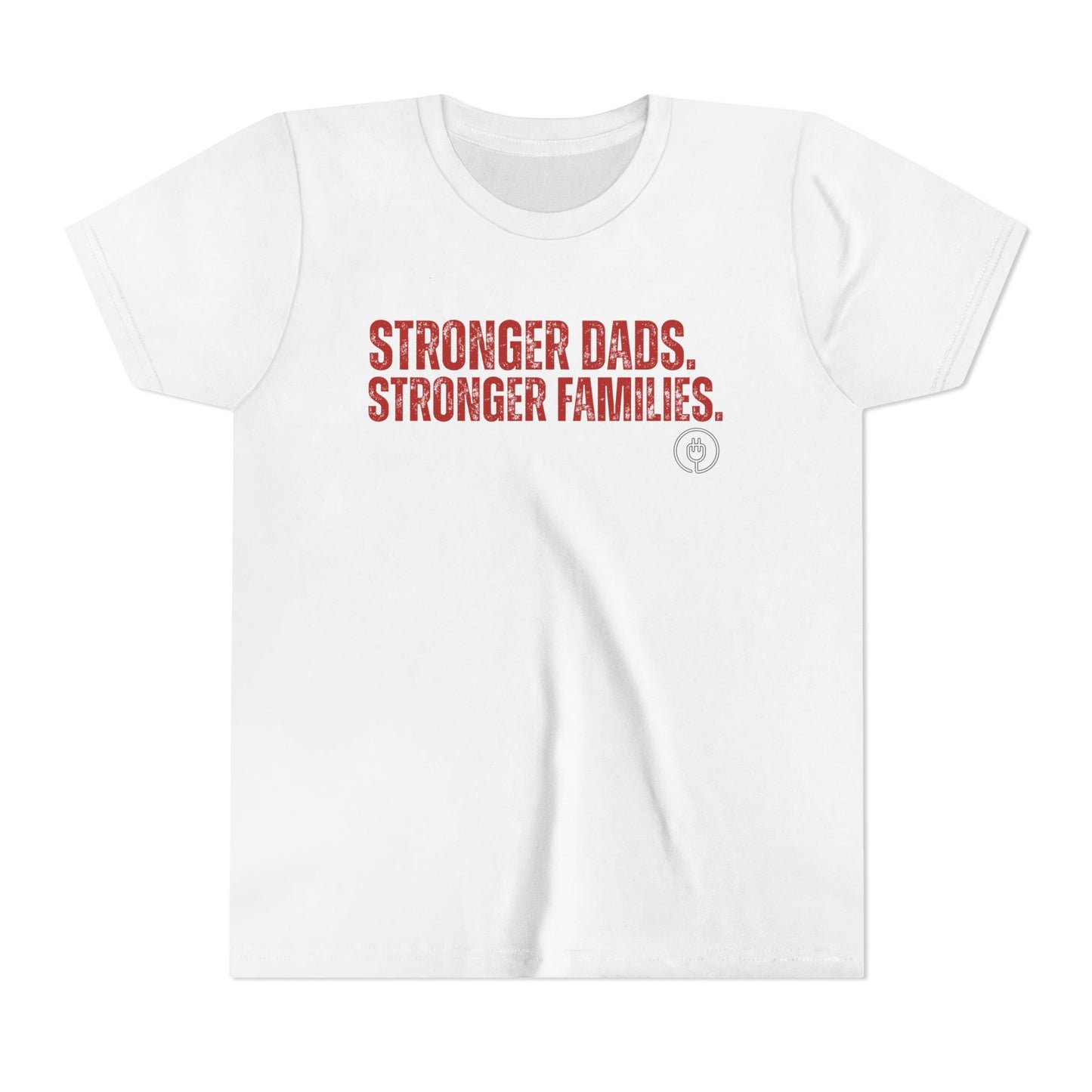 Stronger Dads. Stronger Families. Youth T-shirt