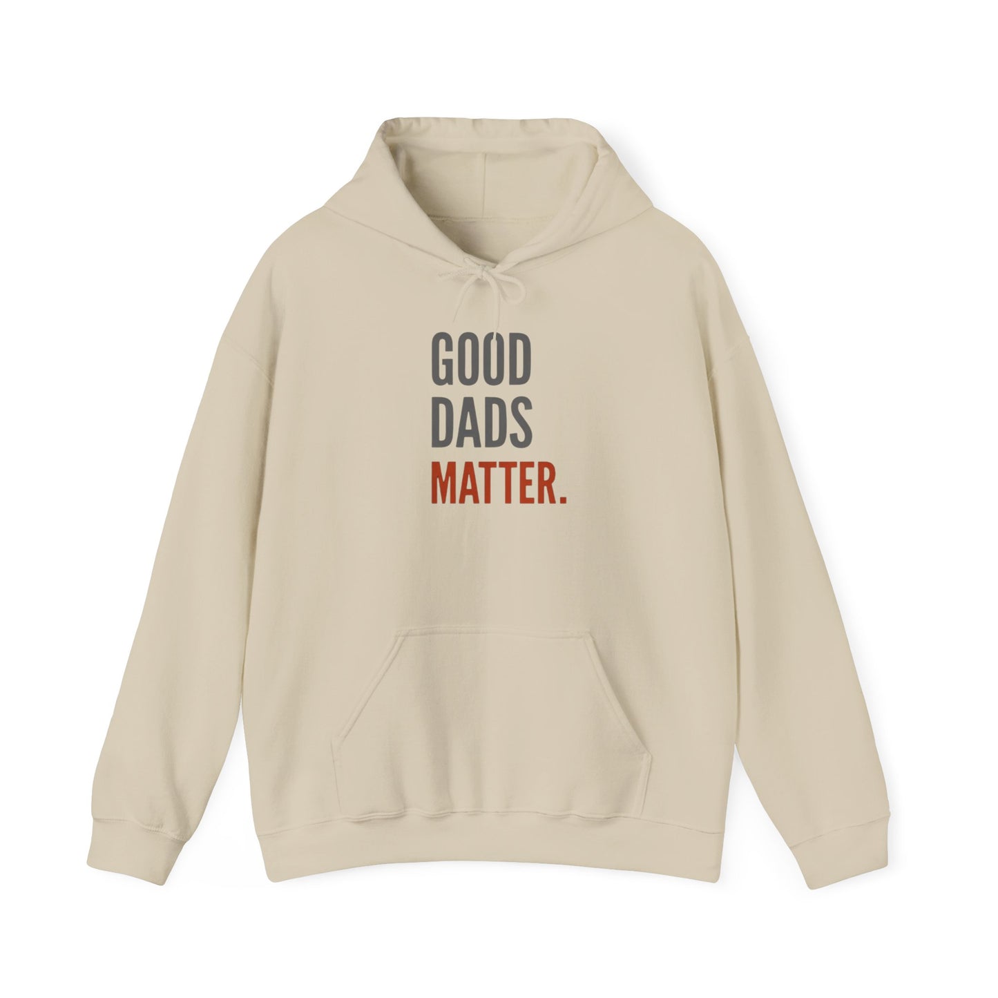 Good Dads Matter Black & Red Adult Hoodie