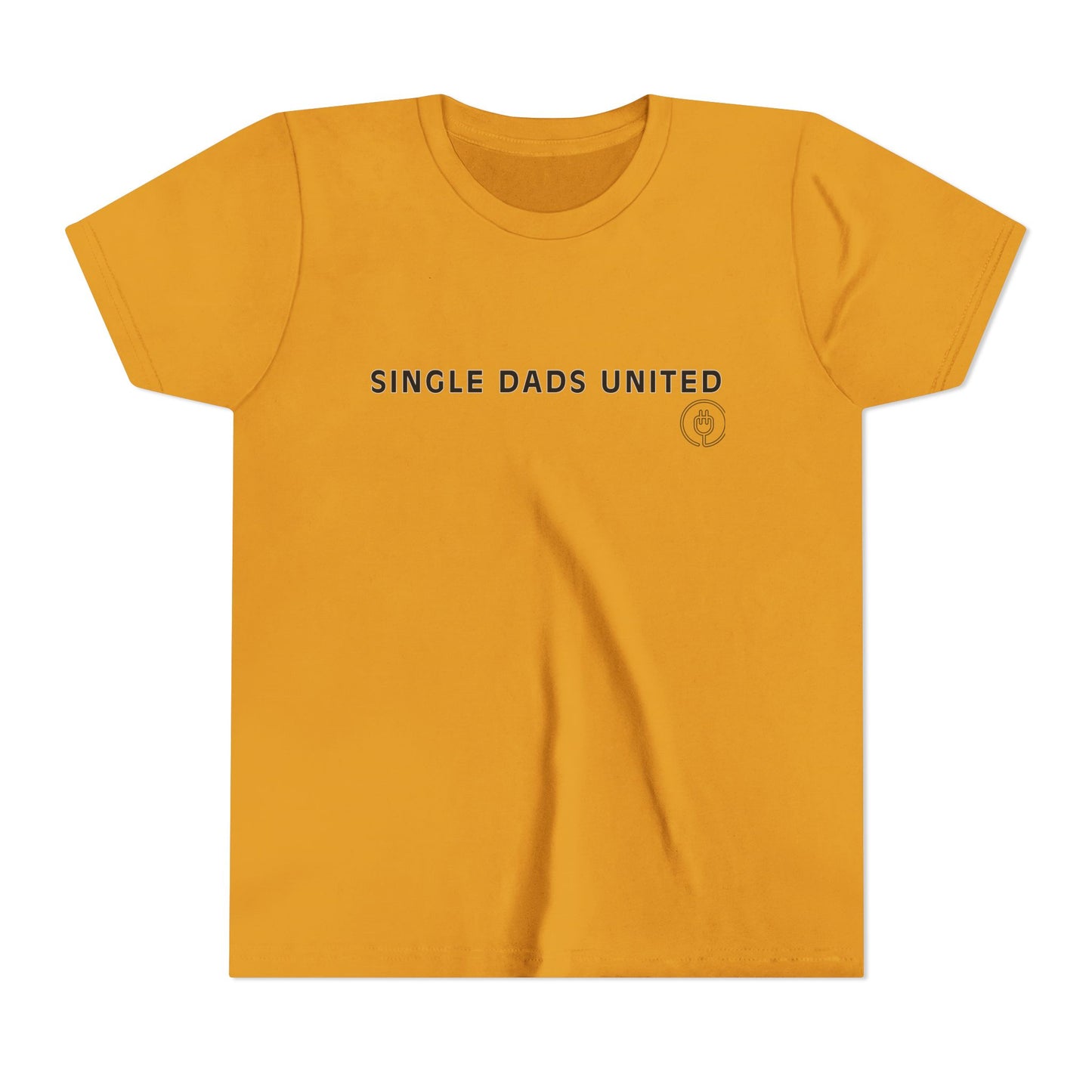 Youth Tee — "Single Dad's United" Kids Shirt (Father’s Day, New Single Dad Gift)
