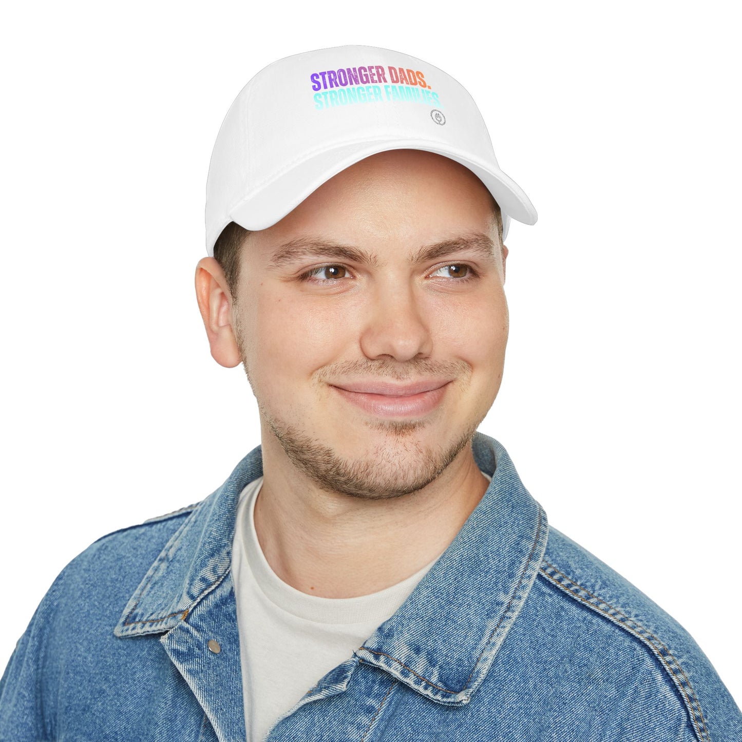 "Stronger Dads, Stronger Families" Low Profile Baseball Cap