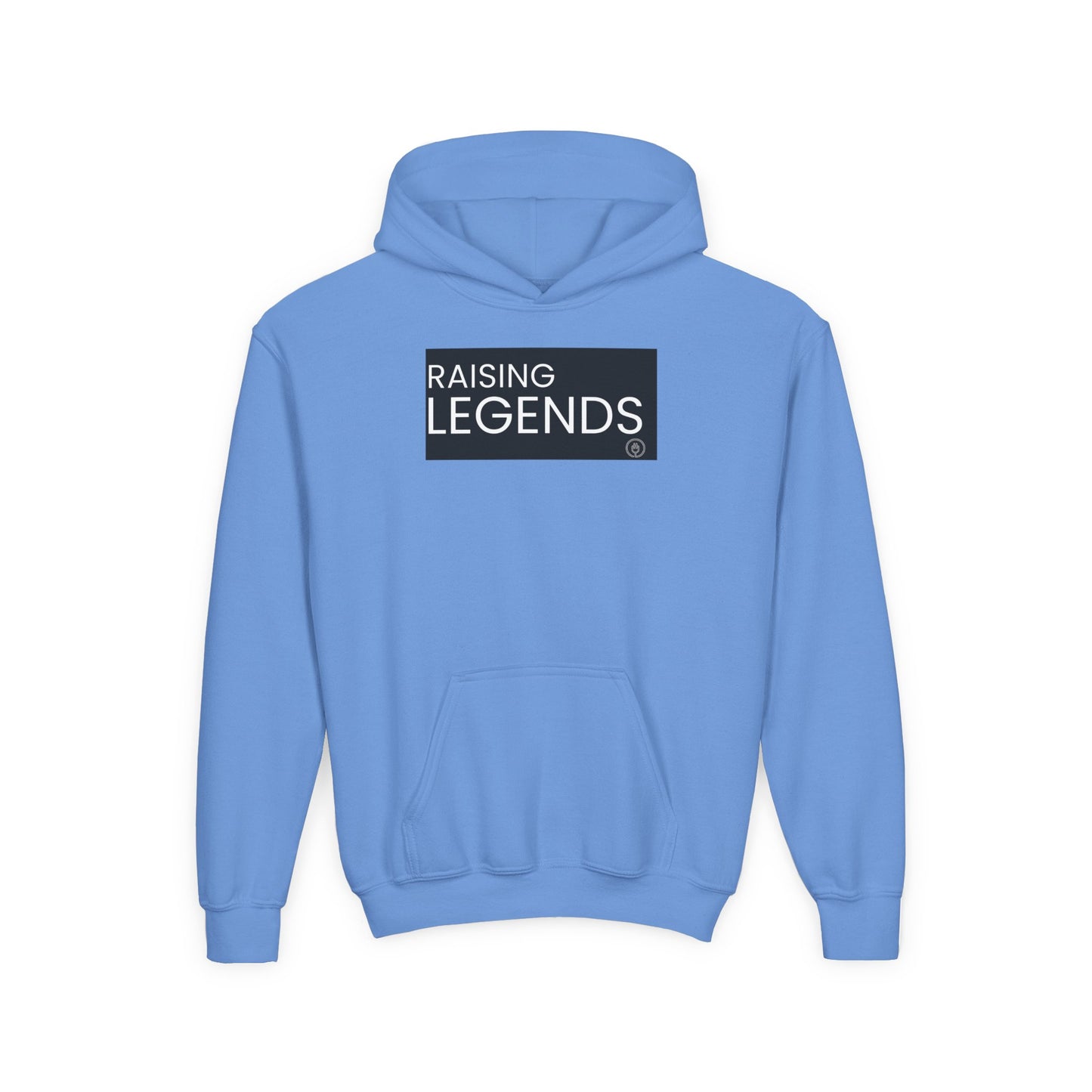 Youth Hoodie — "Raising Legends" Graphic Pullover for Kids