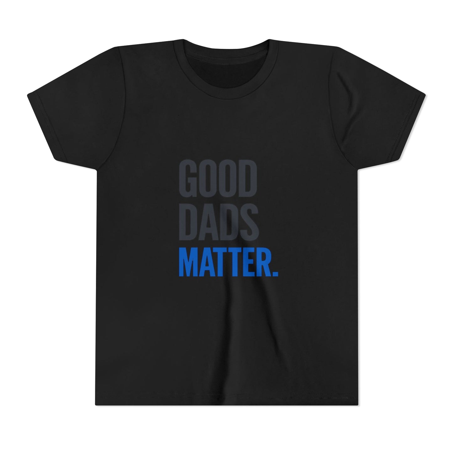 Good Dads Matter Black & Blue Youth Tee
