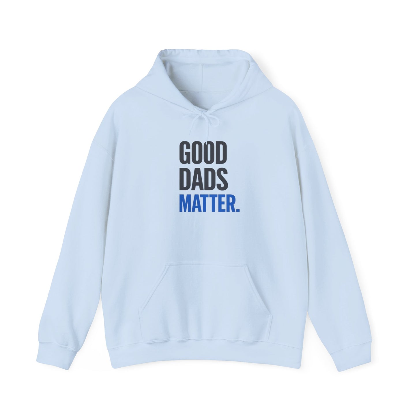 Good Dads Matter Black & Blue Adult Hoodie