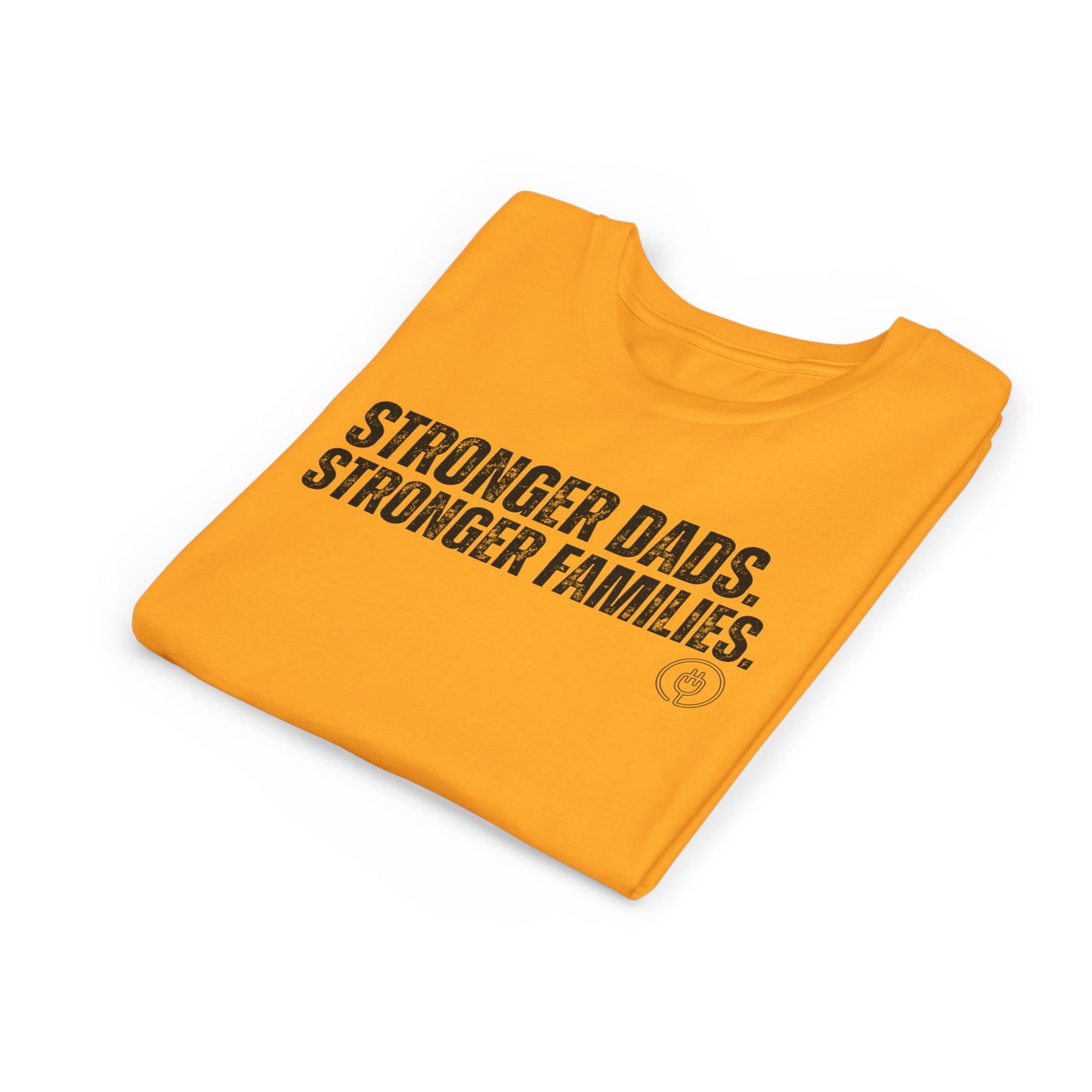 Youth Tee "Stronger Dads. Stronger Families." – Father's Day Kids Shirt