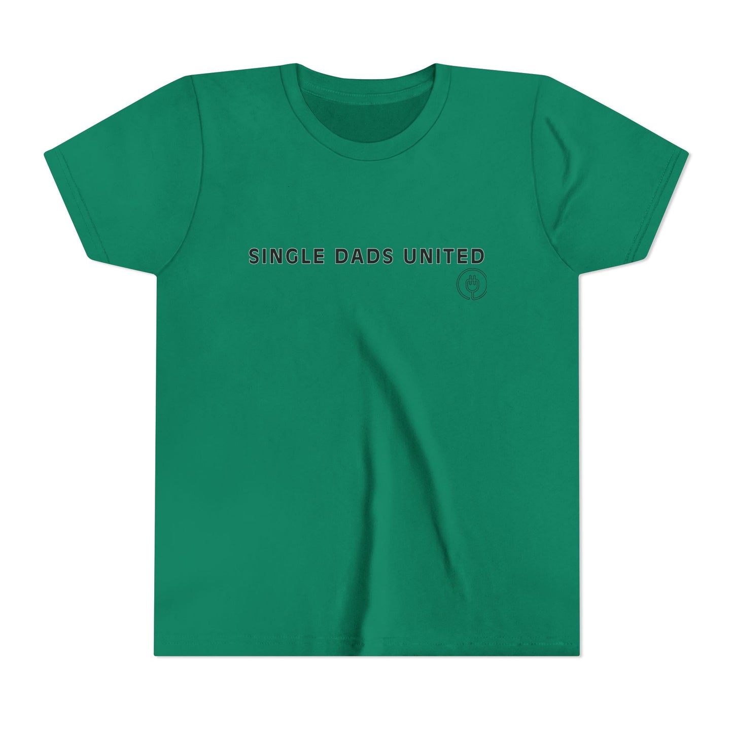 Youth Tee — "Single Dad's United" Kids Shirt (Father’s Day, New Single Dad Gift)