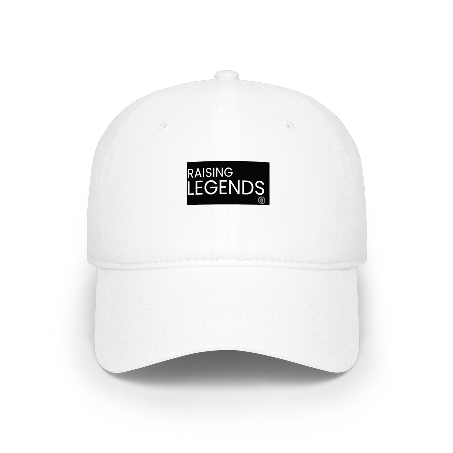 Raising Legends Low Profile Baseball Cap — Embroidered 'Raising Legends' Dad Hat