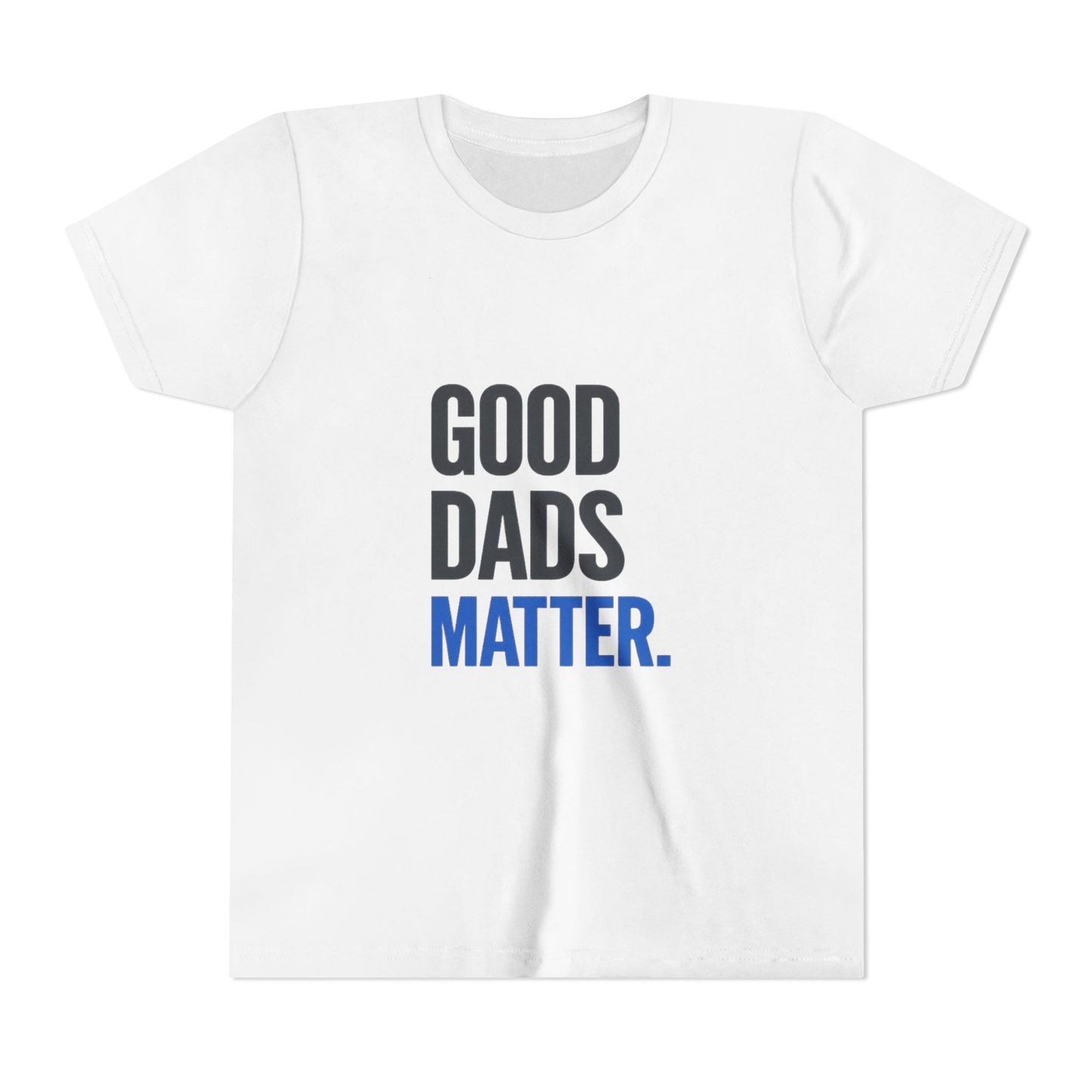 Good Dads Matter Black & Blue Youth Tee