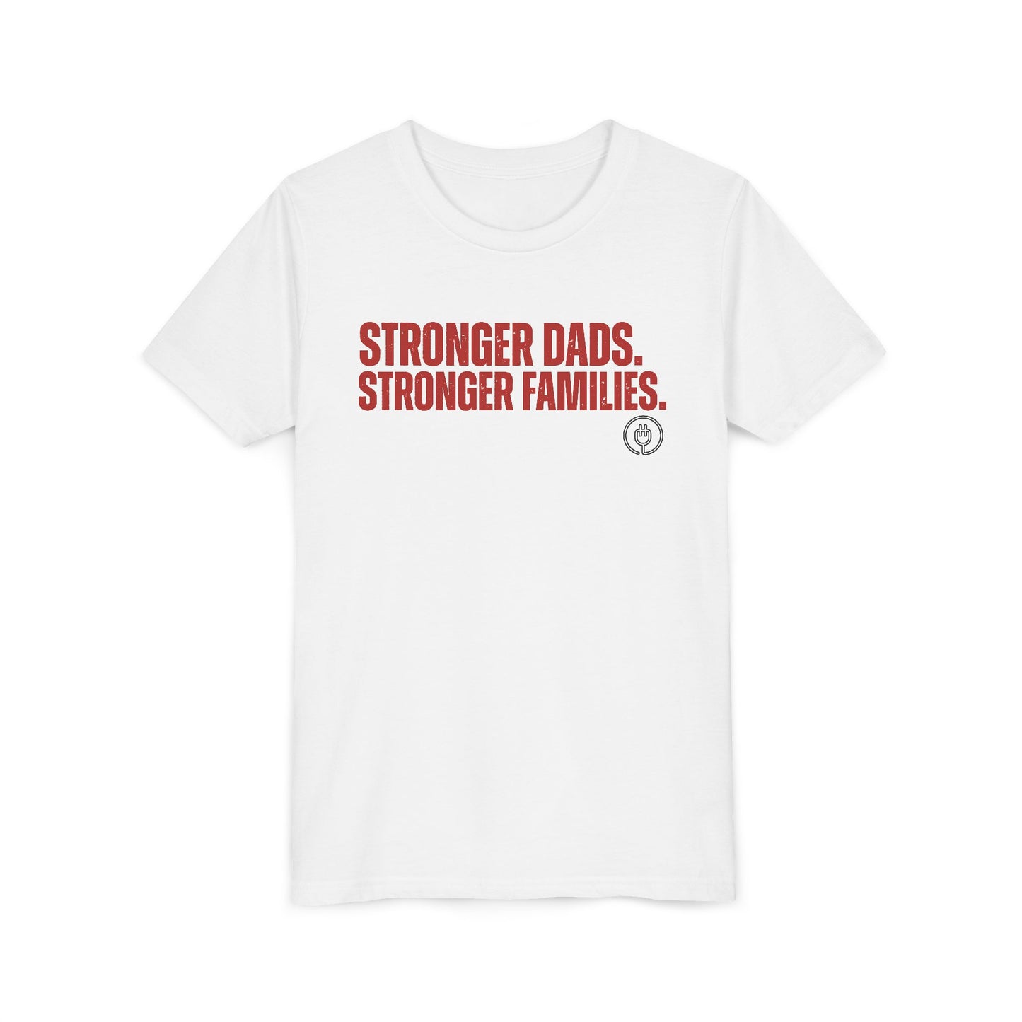 Stronger Dads. Stronger Families. Youth T-shirt