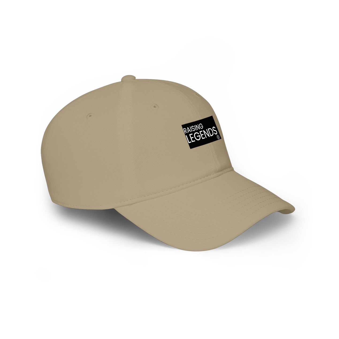 Raising Legends Low Profile Baseball Cap — Embroidered 'Raising Legends' Dad Hat