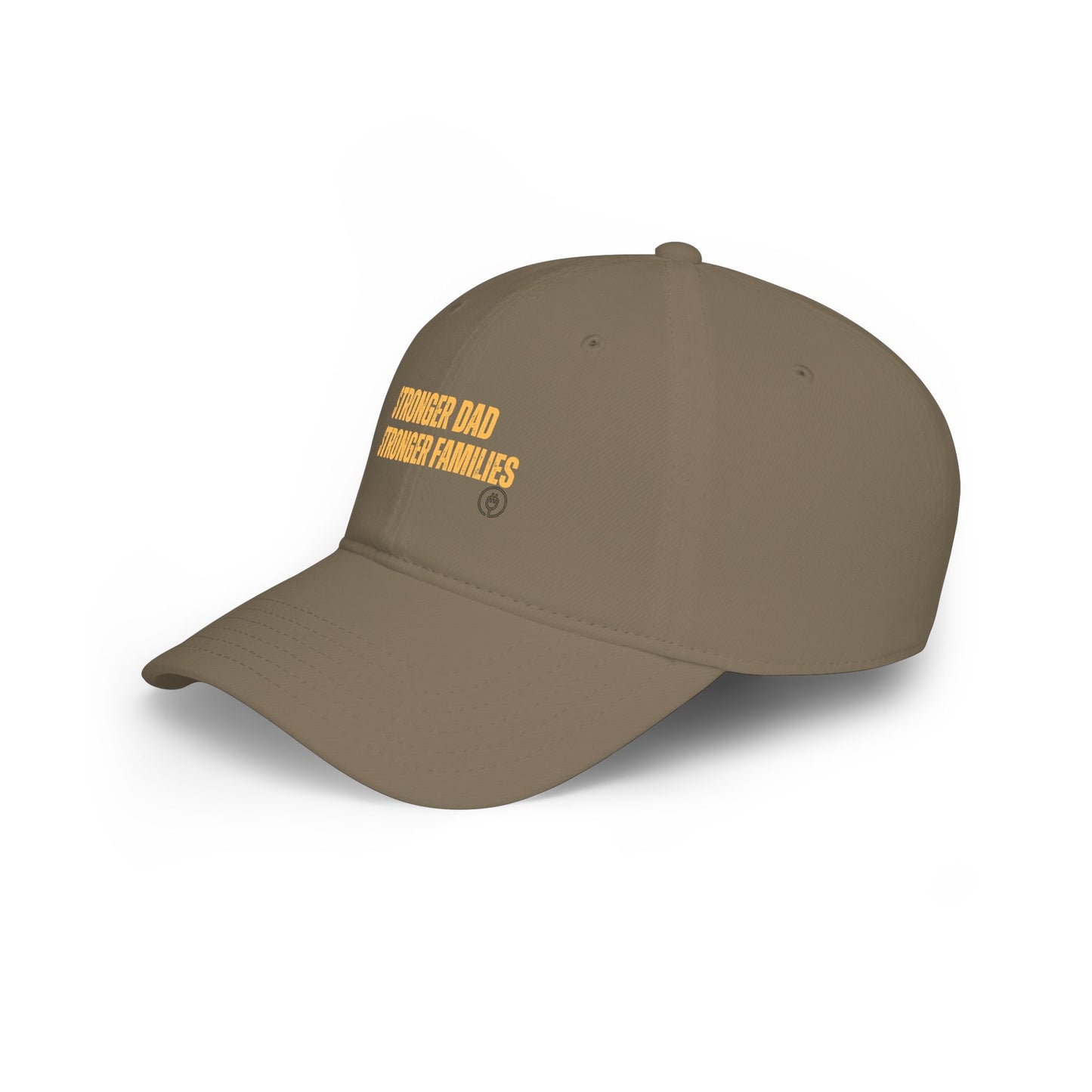 Low Profile Baseball Cap — "Stronger Dads, Stronger Families." Embroidered Dad Pride Hat