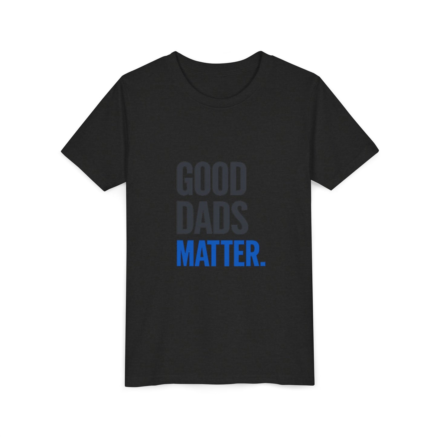 Good Dads Matter Black & Blue Youth Tee