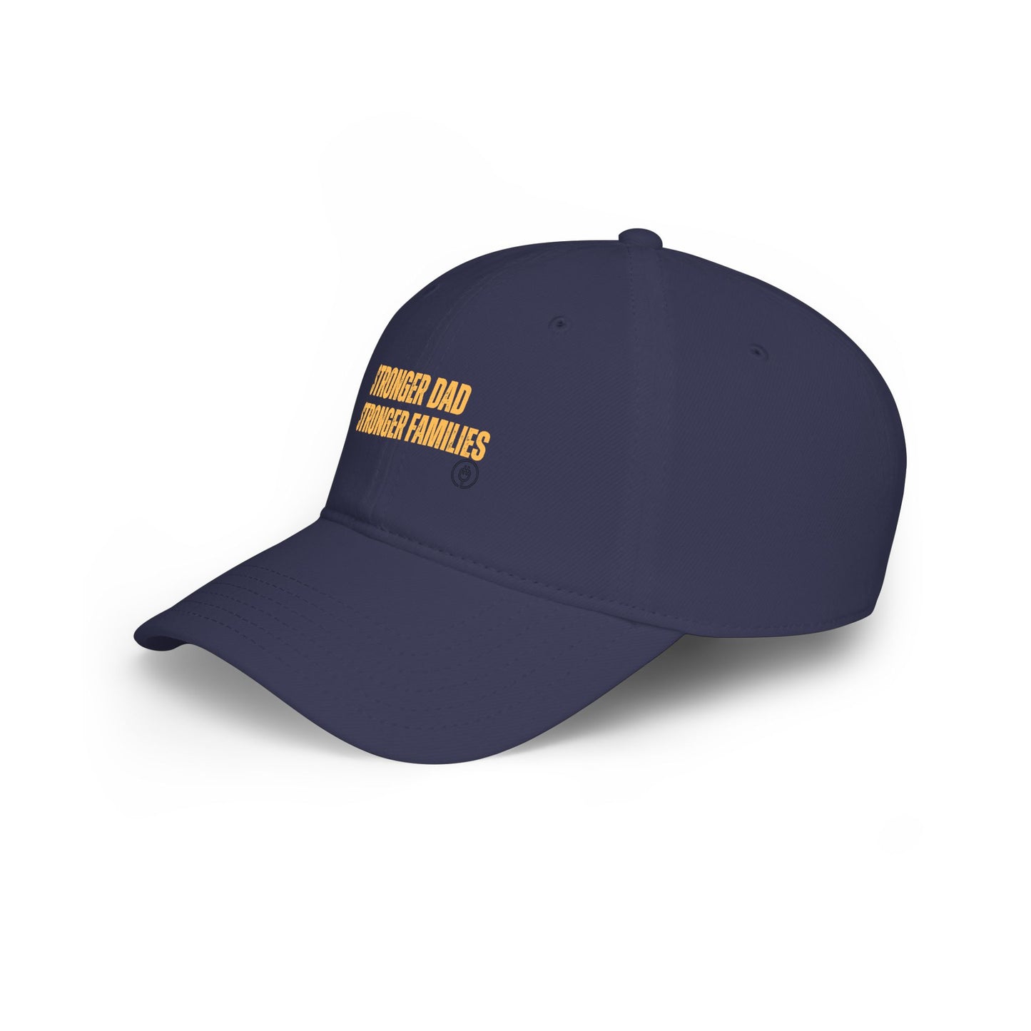 Low Profile Baseball Cap — "Stronger Dads, Stronger Families." Embroidered Dad Pride Hat