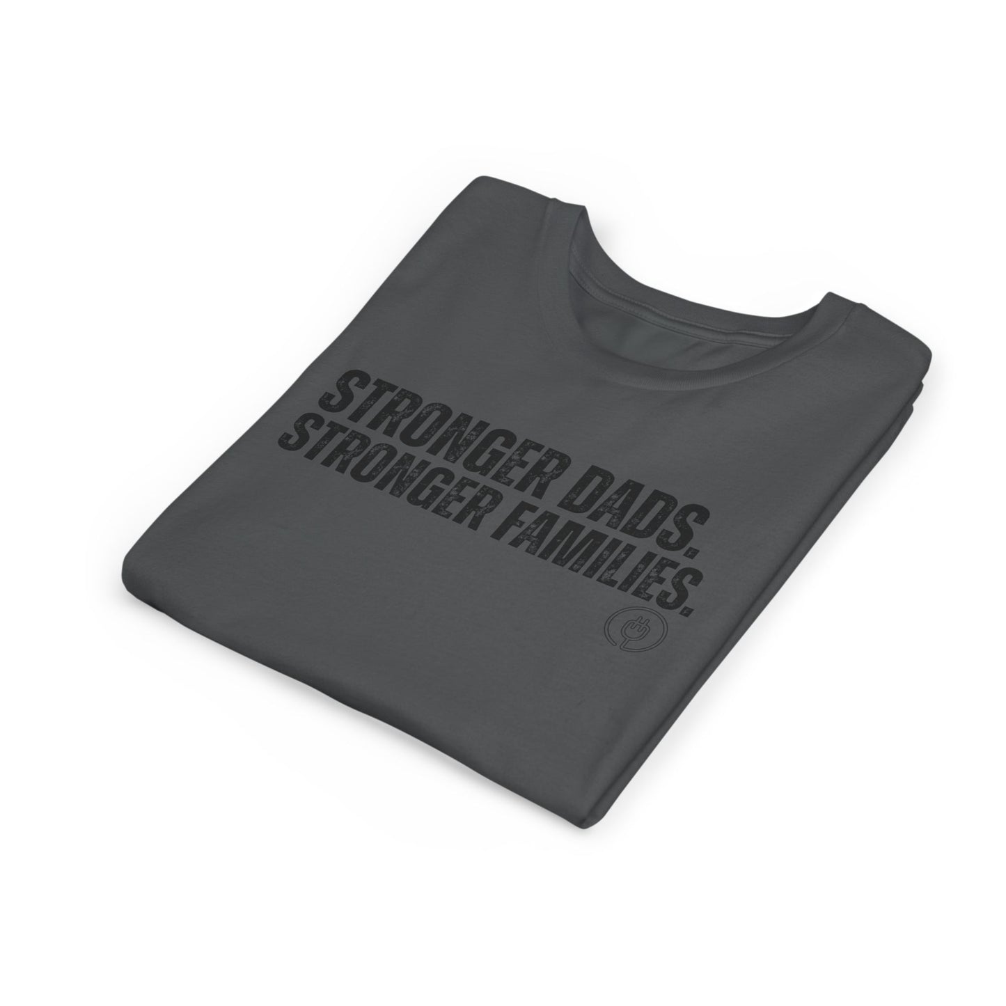 Youth Tee "Stronger Dads. Stronger Families." – Father's Day Kids Shirt
