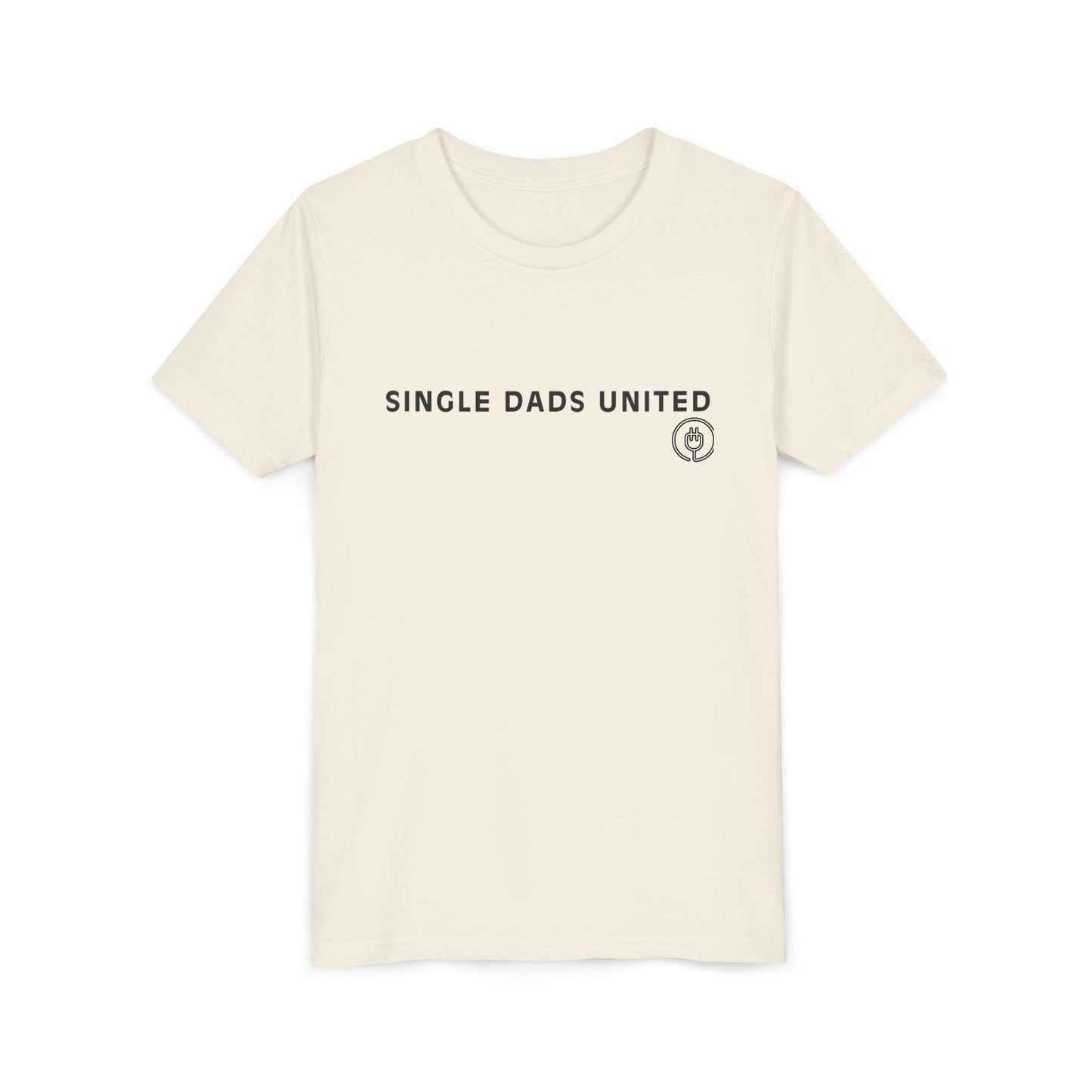 Youth Tee — "Single Dad's United" Kids Shirt (Father’s Day, New Single Dad Gift)