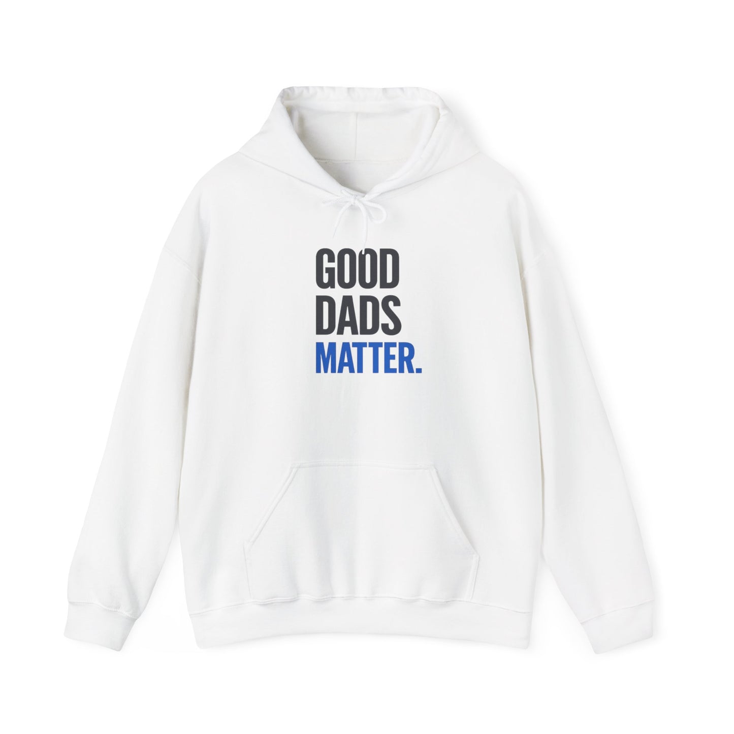 Good Dads Matter Black & Blue Adult Hoodie