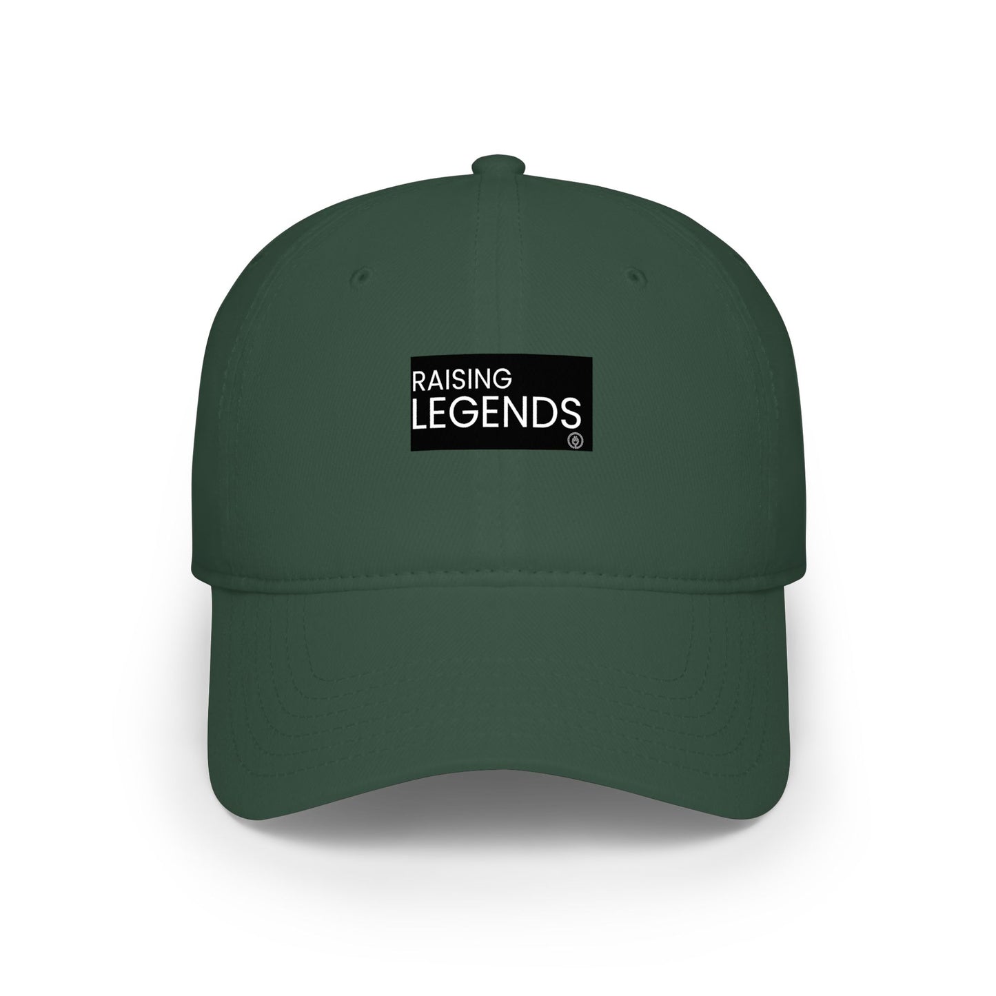 Raising Legends Low Profile Baseball Cap — Embroidered 'Raising Legends' Dad Hat